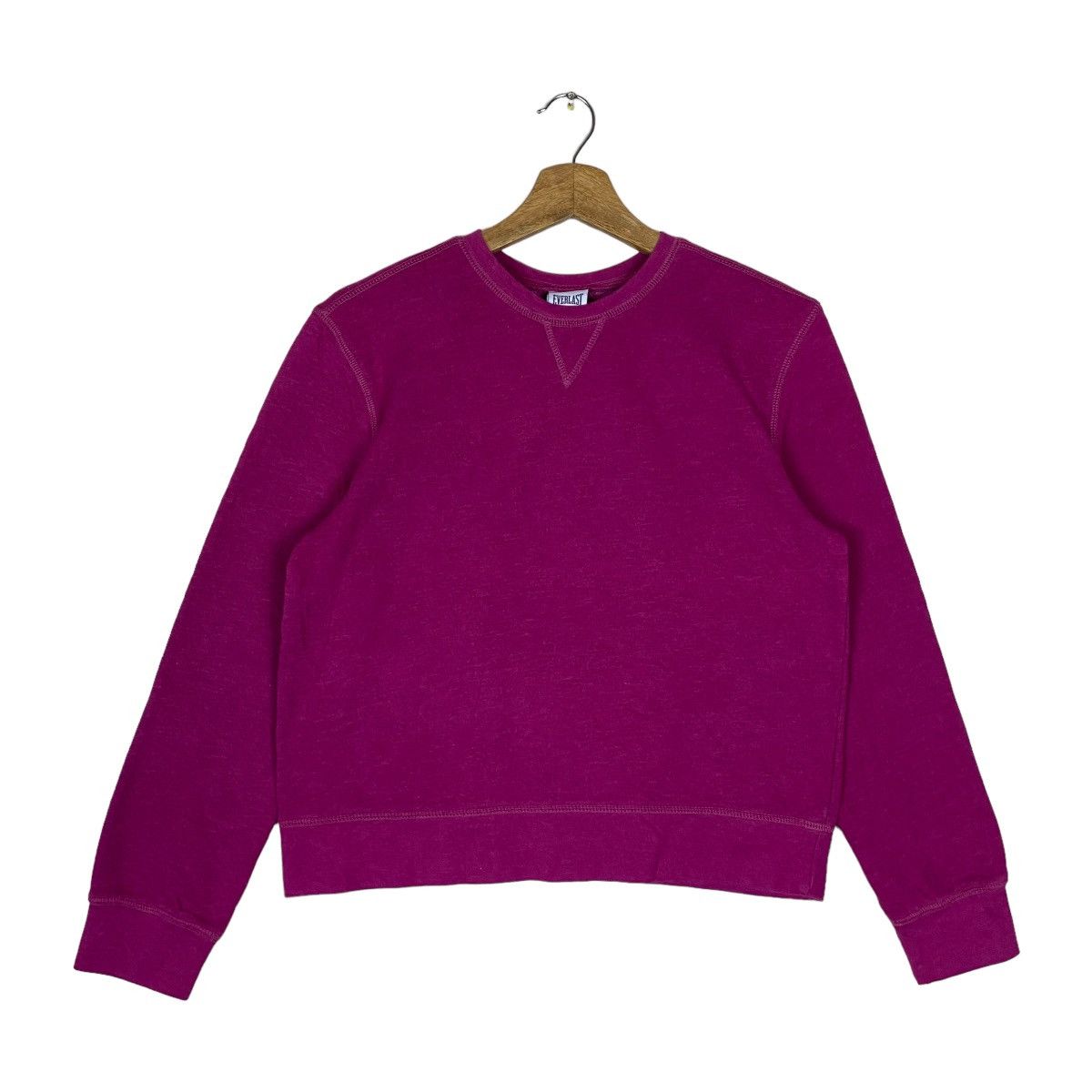 Vintage Everlast Plain Pullover Jumper Womenswear Sweatshirt