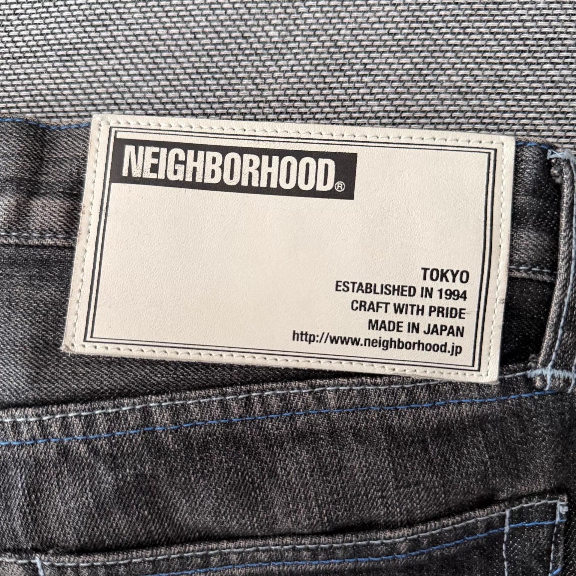 Neighborhood Neighborhood 18ss Narrow Washed Black Denim Jeans Size US 34 / EU 50 - 4 Thumbnail