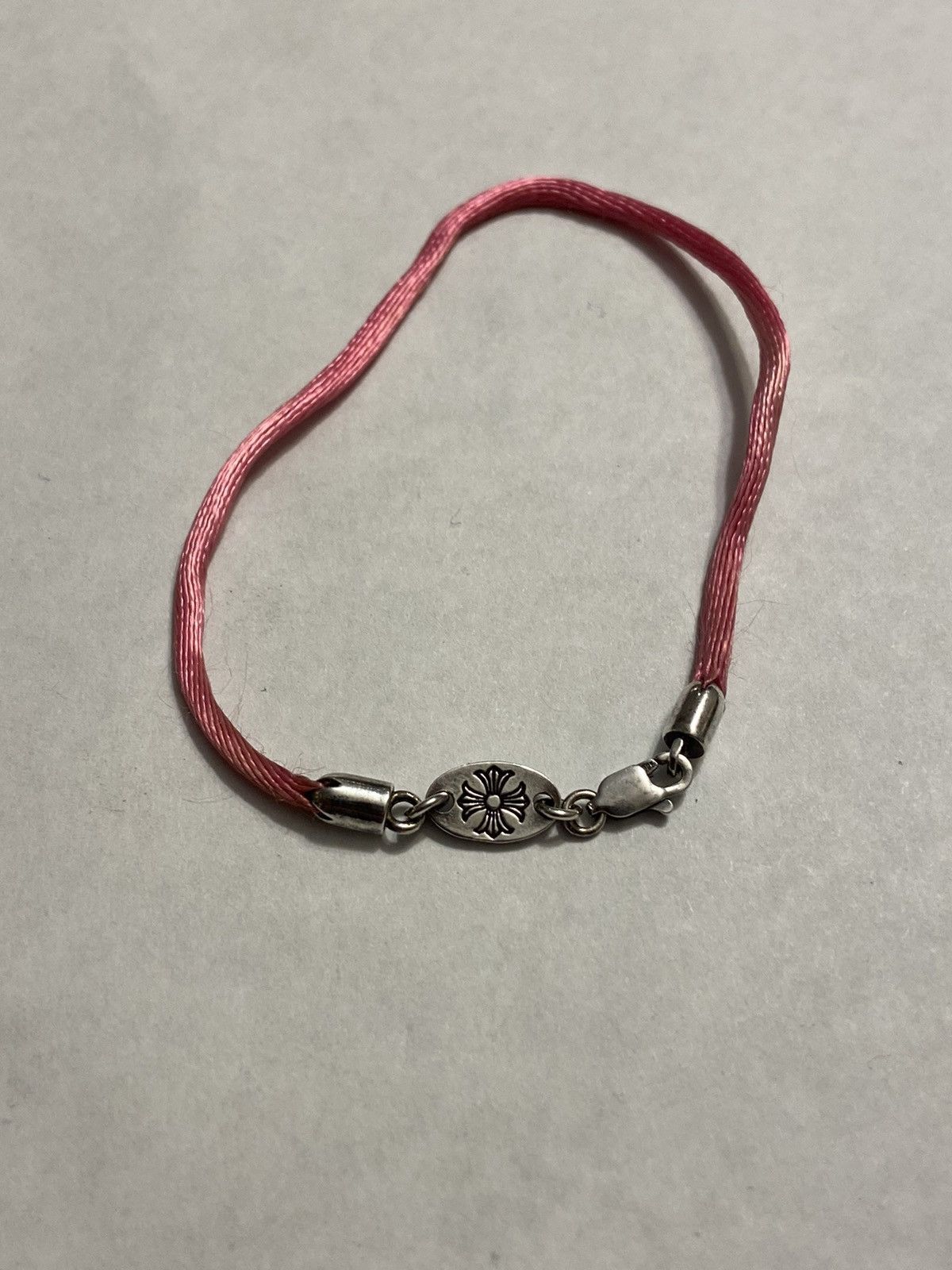 Chrome Hearts RARE Chrome Hearts KZ Bracelet Pink Silk CH