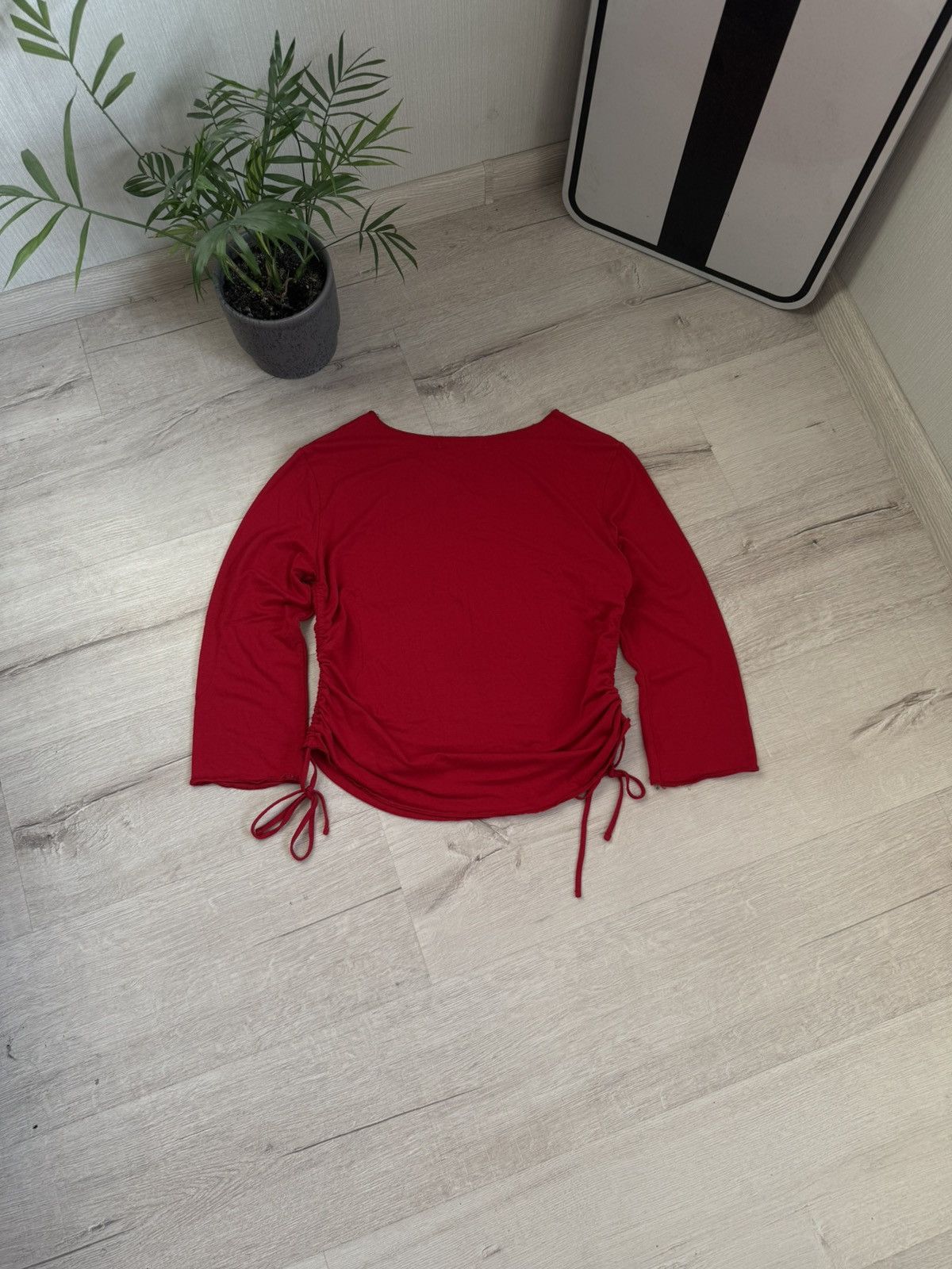 If Six Was Nine Archive Y2k 2000s Sexy Longsleeve Skater Street Corp Boozy Size M / US 6-8 / IT 42-44 - 2 Thumbnail
