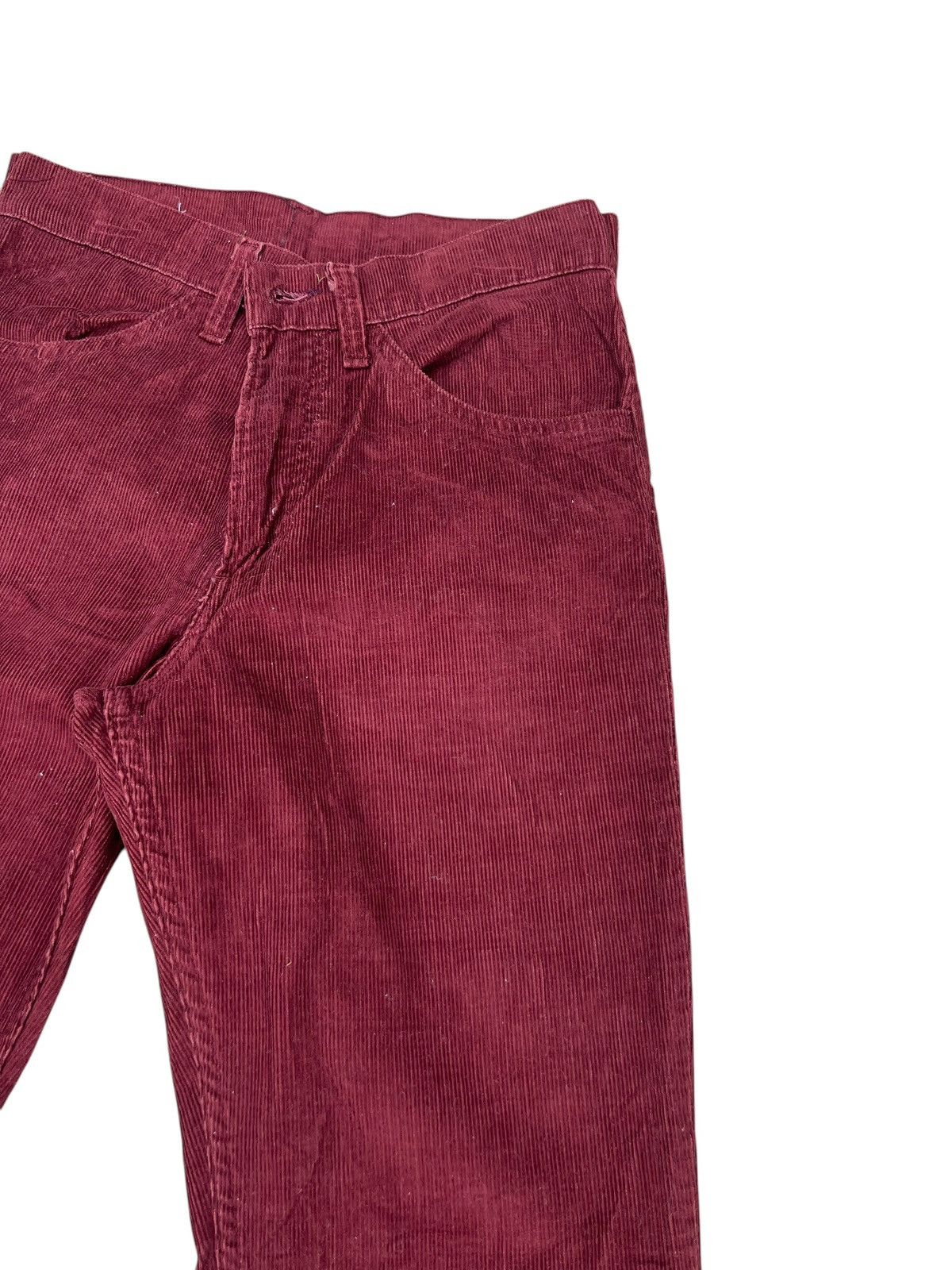 Levi's Vintage 70s Levi’s 646 Maroon Corduroy Bootcut Jeans Size US 29 - 11 Thumbnail