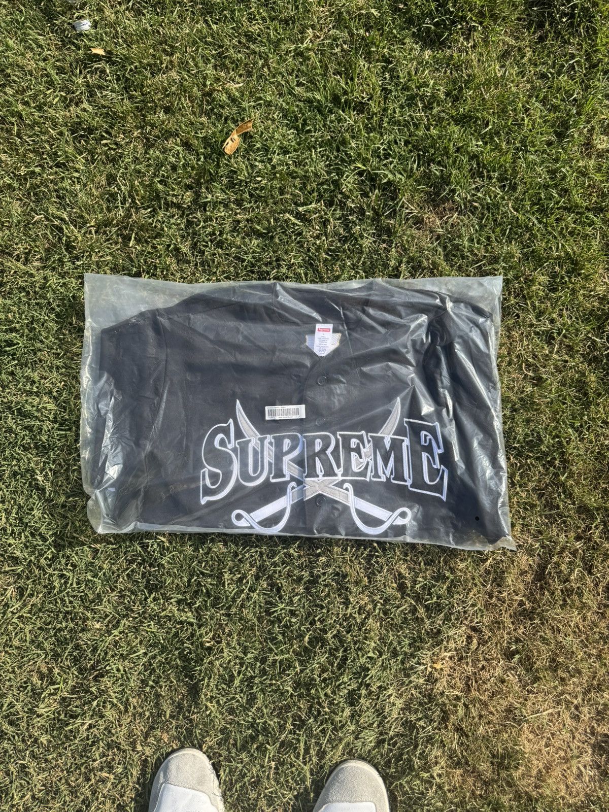 Supreme Supreme Swords Baseball Black Jersey (Size Large) Size US L / EU 52-54 / 3 - 4 Thumbnail