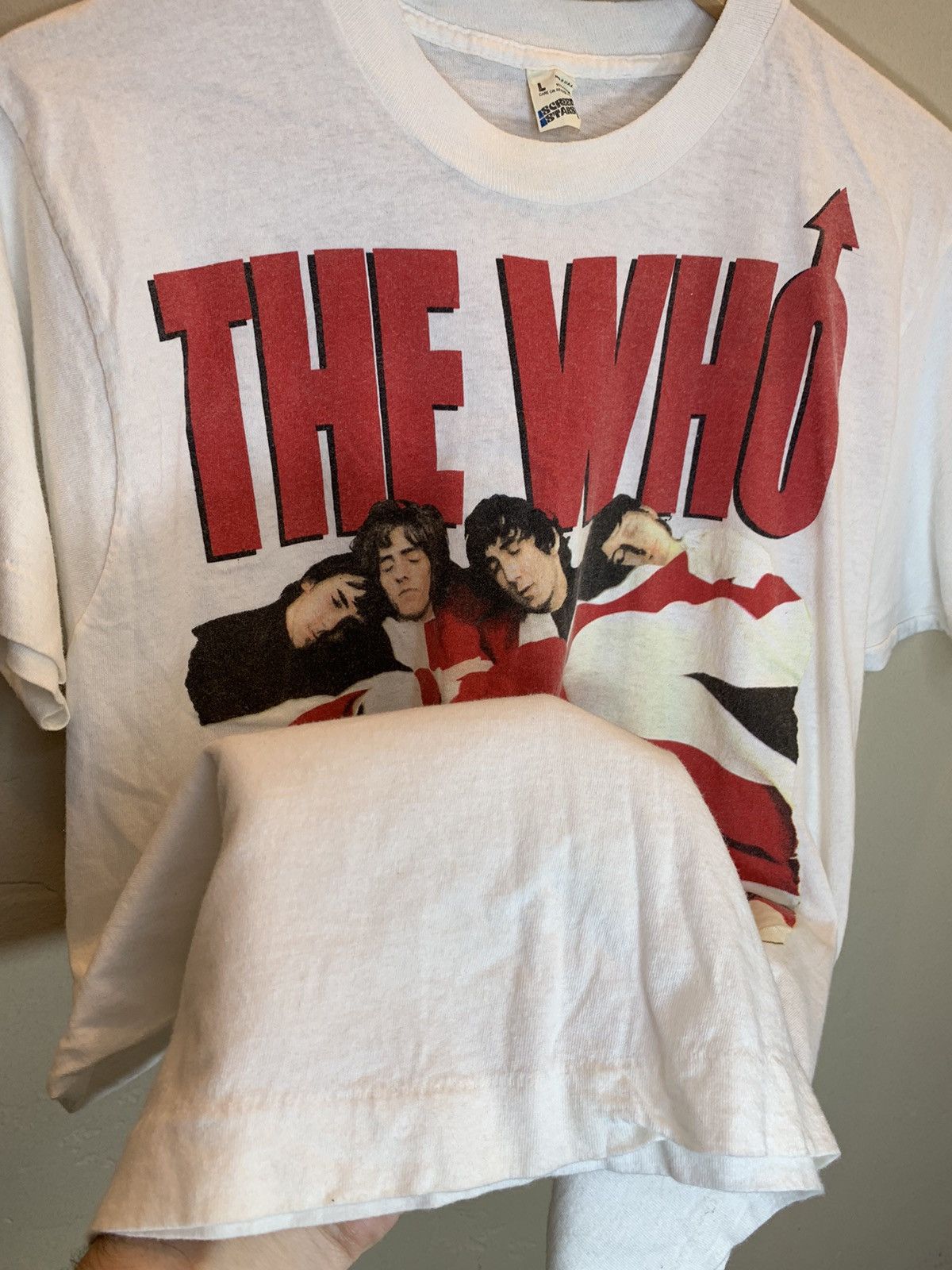 Band Tees *RARE* Vintage 1989 The Who The Kids Are Alright Tour Shirt Size US L / EU 52-54 / 3 - 6 Thumbnail