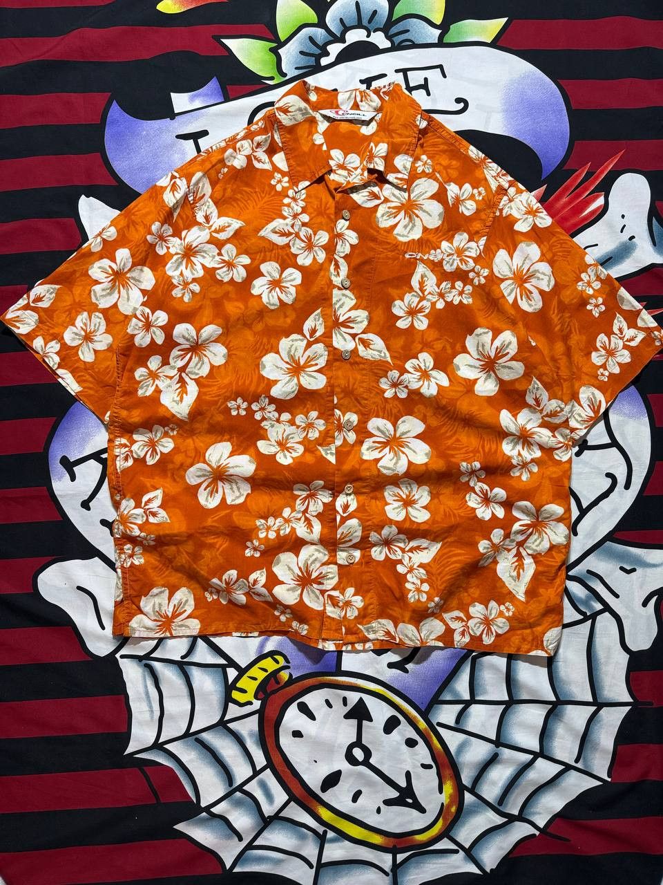 O'Neill Vintage Oneill hawaiian shirt in orange Size L Size US L / EU 52-54 / 3 - 1 Thumbnail