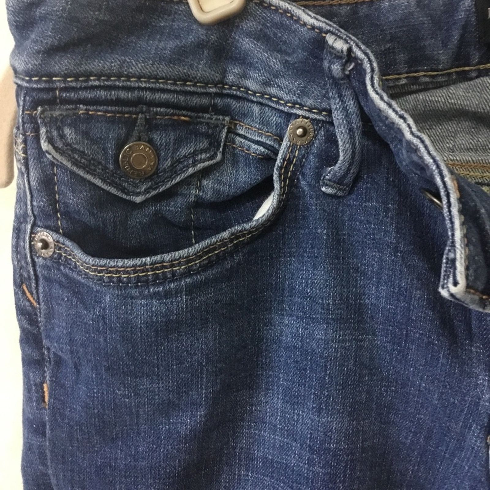Banana Republic Banana Republic Blue Cuffed Jeans Size 27" / US 4 / IT 40 - 4 Thumbnail
