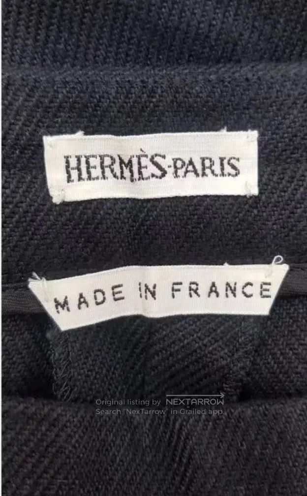 Hermes Hermes Margiela 100% Wool Linen H-Button Pants Size 27" / US 4 / IT 40 - 4 Thumbnail