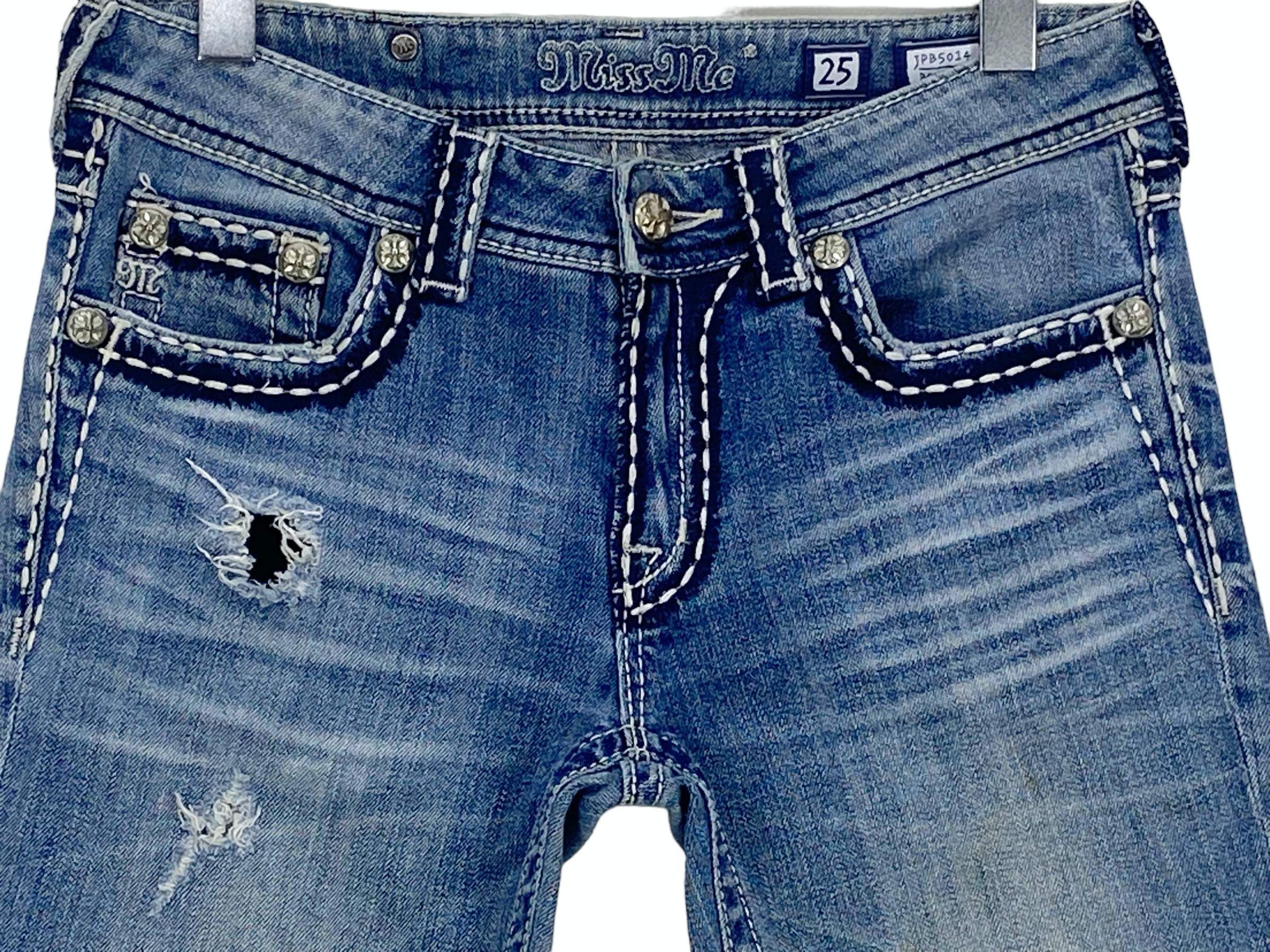 Other Miss Me Ankle Jeans Boyfriend Denim Jeans Size 25" / US 0 / IT 36 - 3 Thumbnail