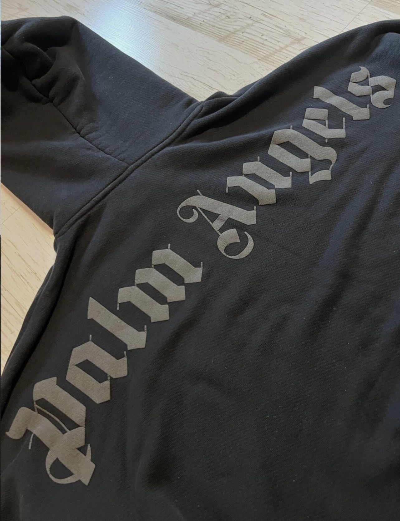 Palm Angels Palm Angels Logo Hoodie Size L Oversized Black Size US L / EU 52-54 / 3 - 7 Thumbnail