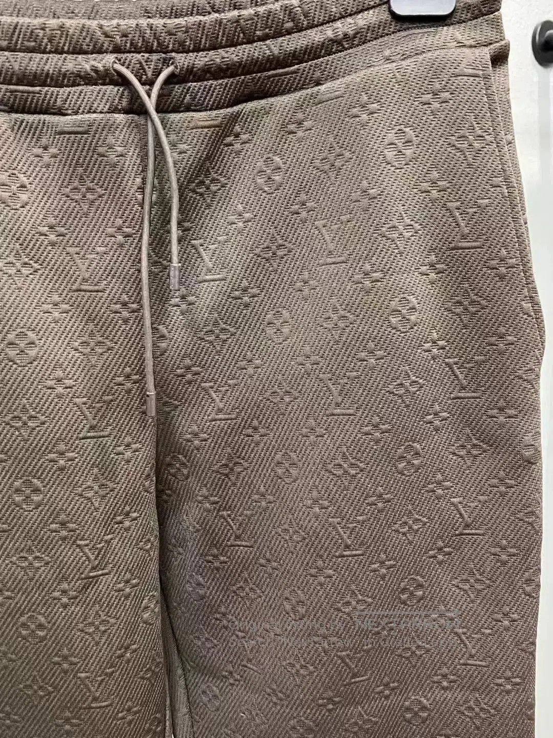 Louis Vuitton LV Brown All-Over Print Sweatpants. Size US 34 / EU 50 - 3 Thumbnail
