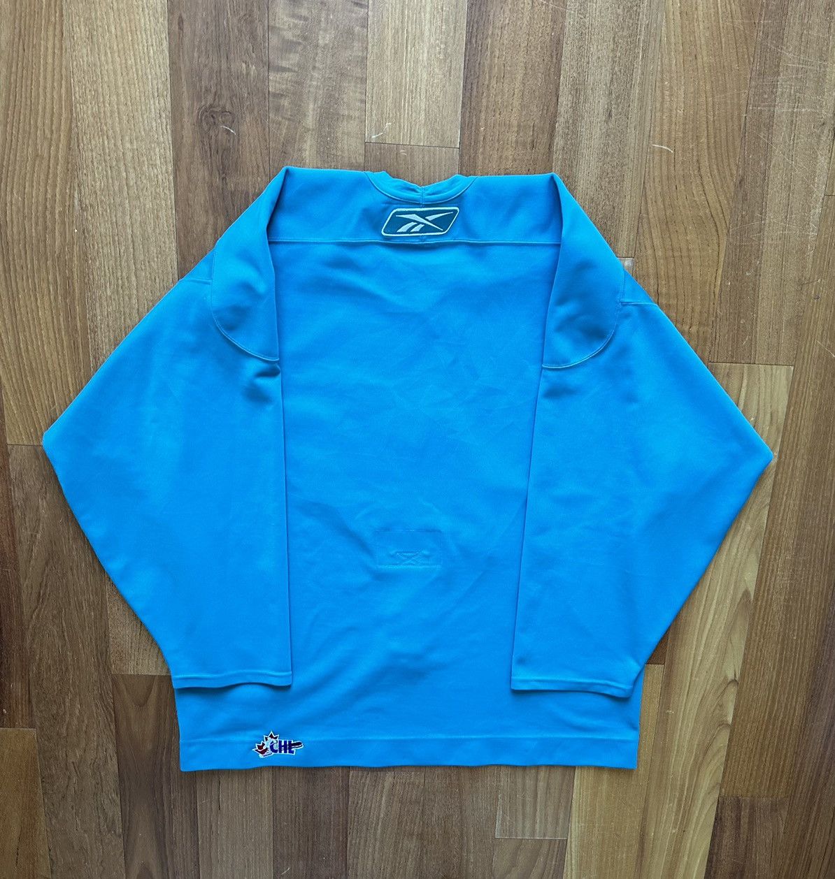 Reebok Vintage 90s Reebok WHL CHL Fight Strap Authentic Teal Jersey Size US XXL / EU 58 / 5 - 2 Thumbnail