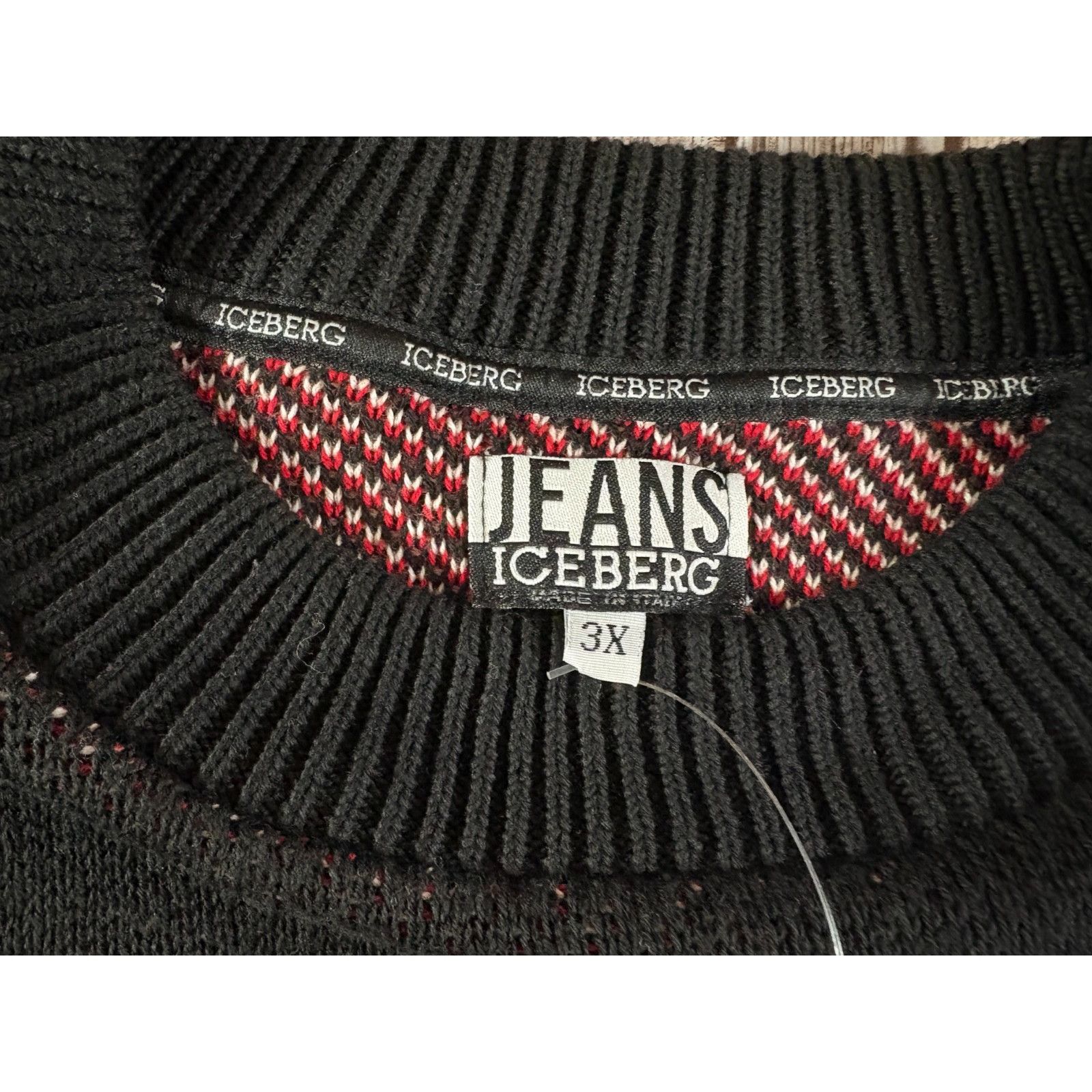 Iceberg Peanuts Linus Knit Sweater Disney size 3XL black Mad