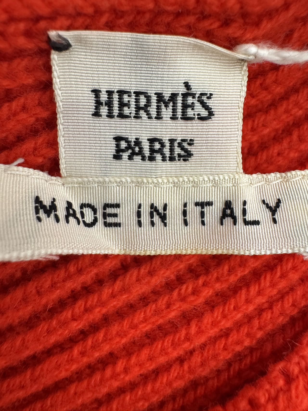 Hermes Hermes Red Jacquard Knit Short Sleeve Top K26WX Size XXS / US 00 / IT 34 - 5 Thumbnail