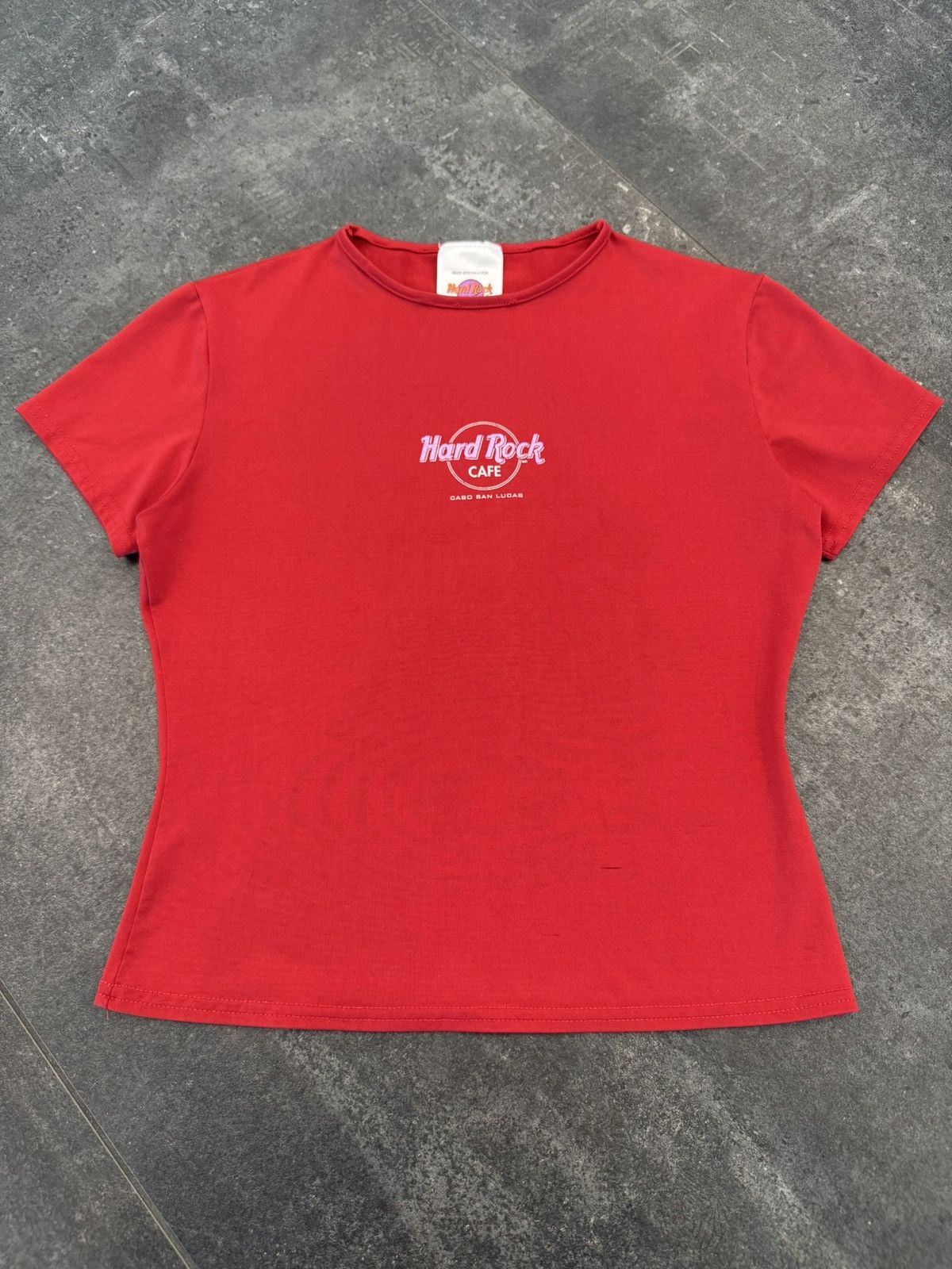 Hard Rock Cafe Vintage Y2K Women’s Hard Rock Cafe Short Sleeve Baby Tee Size M / US 6-8 / IT 42-44 - 1 Thumbnail