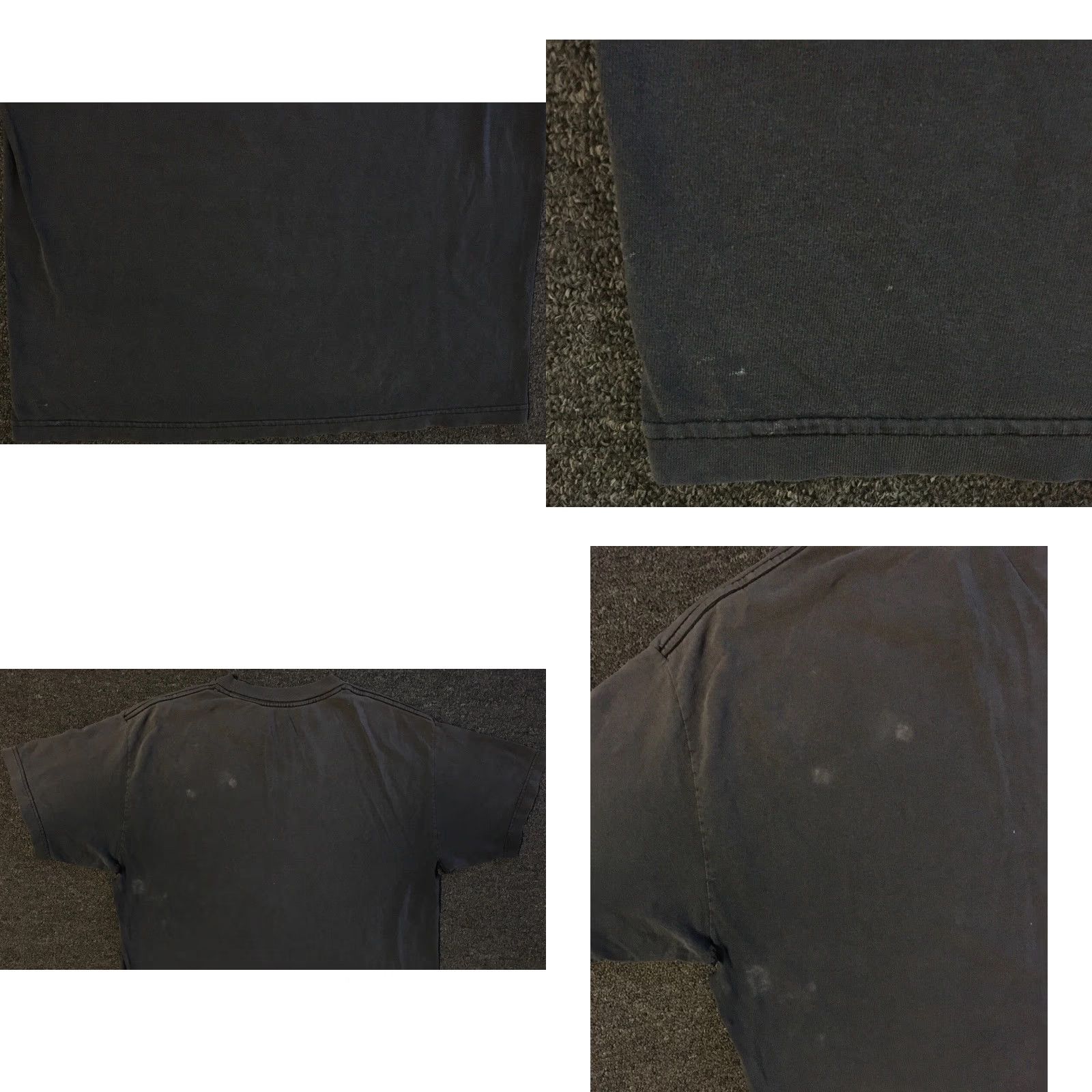 Thrasher VINTAGE Destroyed T-Shirt Men L Black Grunge 90s Y2K Punk Surf Skate Emo Distressed Thrashed Faded Shirt Size US L / EU 52-54 / 3 - 9 Thumbnail
