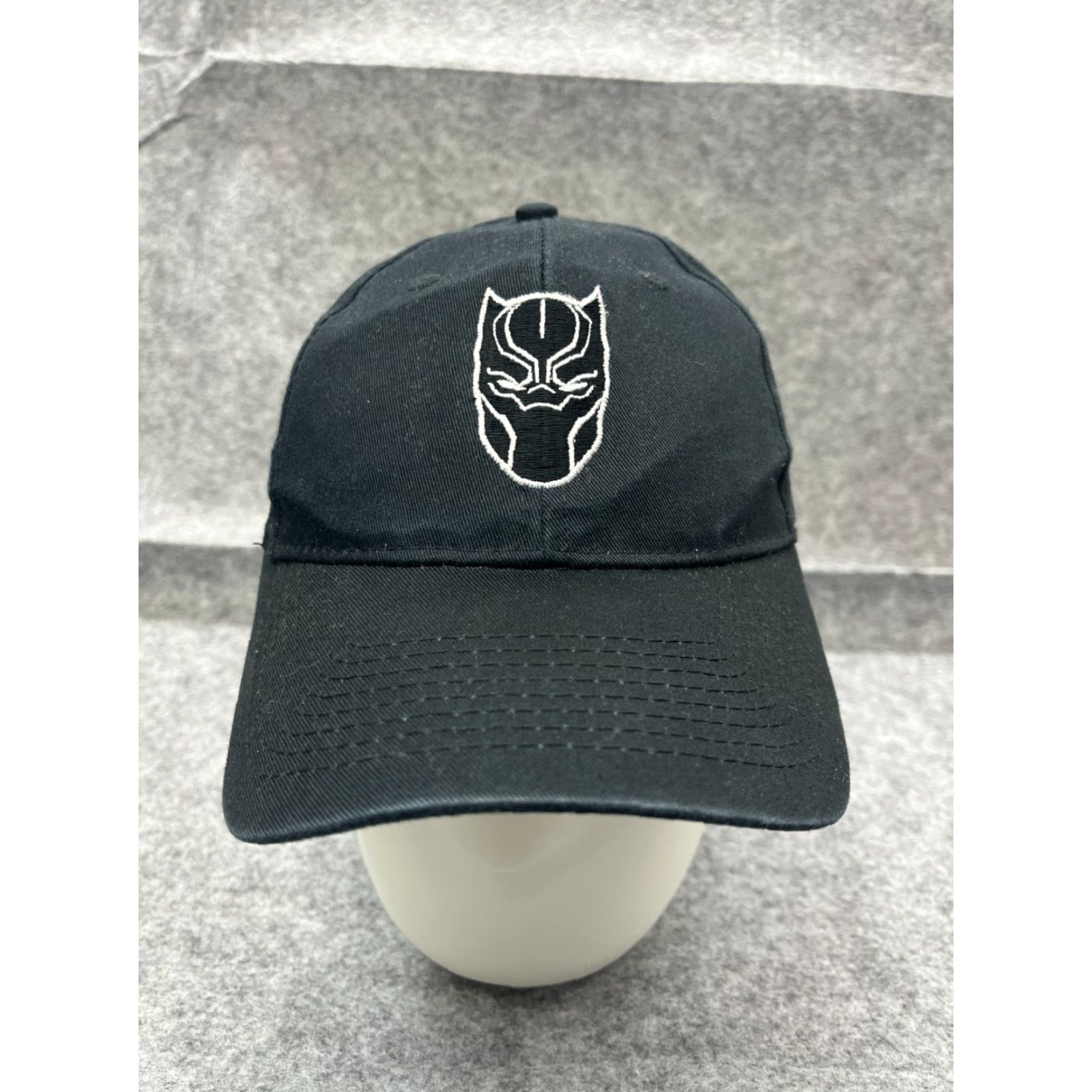 Port & Company Port & Company Hat Adult One Size Black 100% Cotton Black Panther Marvel Wakanda Strap Back Size US 35 - 2 Thumbnail