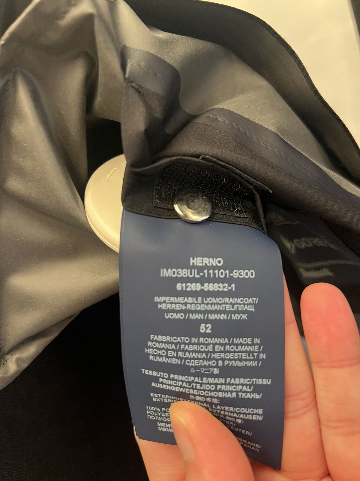 Herno Herno Laminar Raincoat in Gore-Tex Placite Size US L / EU 52-54 / 3 - 19 Thumbnail