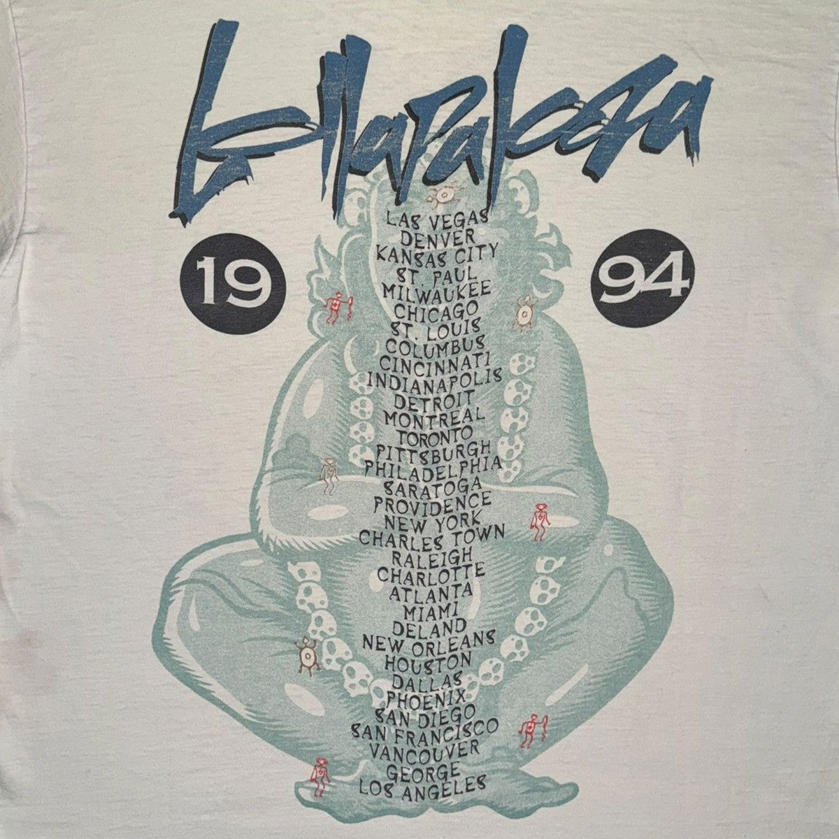 Vintage 1994 Lollapalooza Smashing Pumpkin The Breeders Festival Tee Size US L / EU 52-54 / 3 - 6 Thumbnail