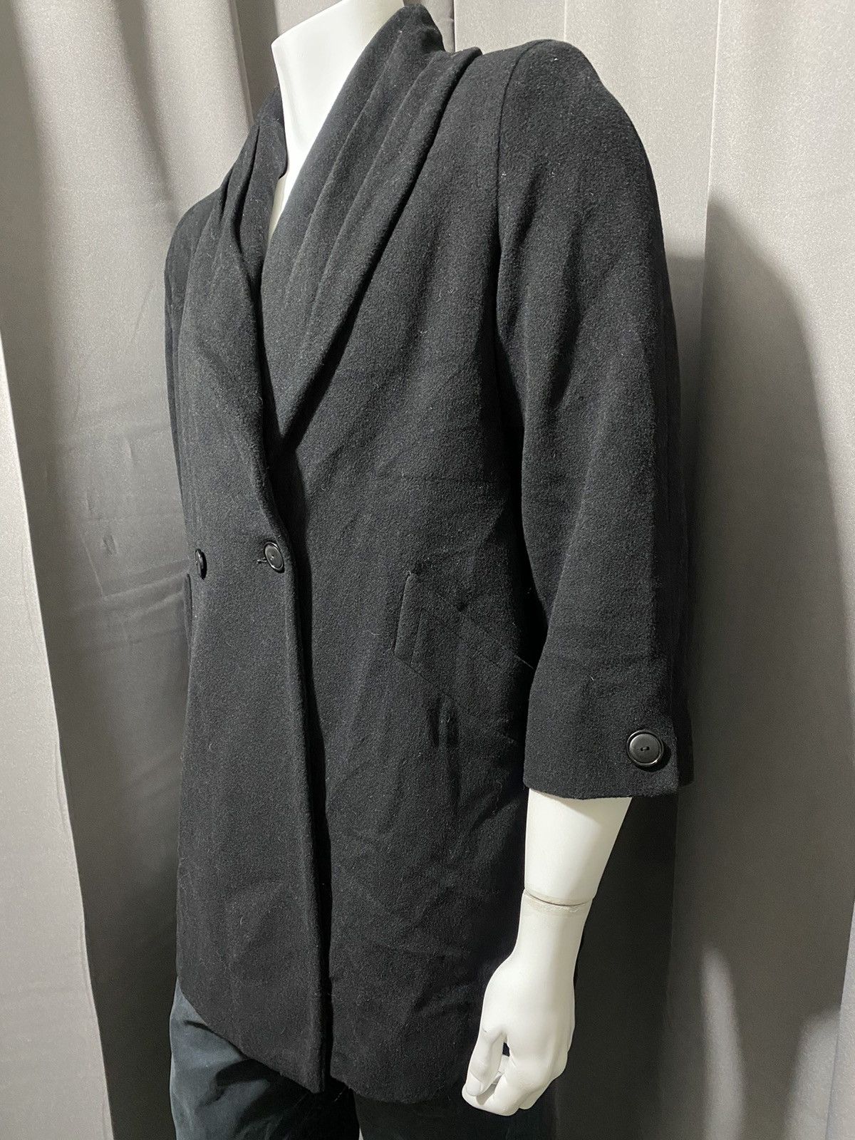 Rick Owens × Vintage Vintage Olmar Single Breasted Wool/Cashmere Coat Size US M / EU 48-50 / 2 - 5 Thumbnail