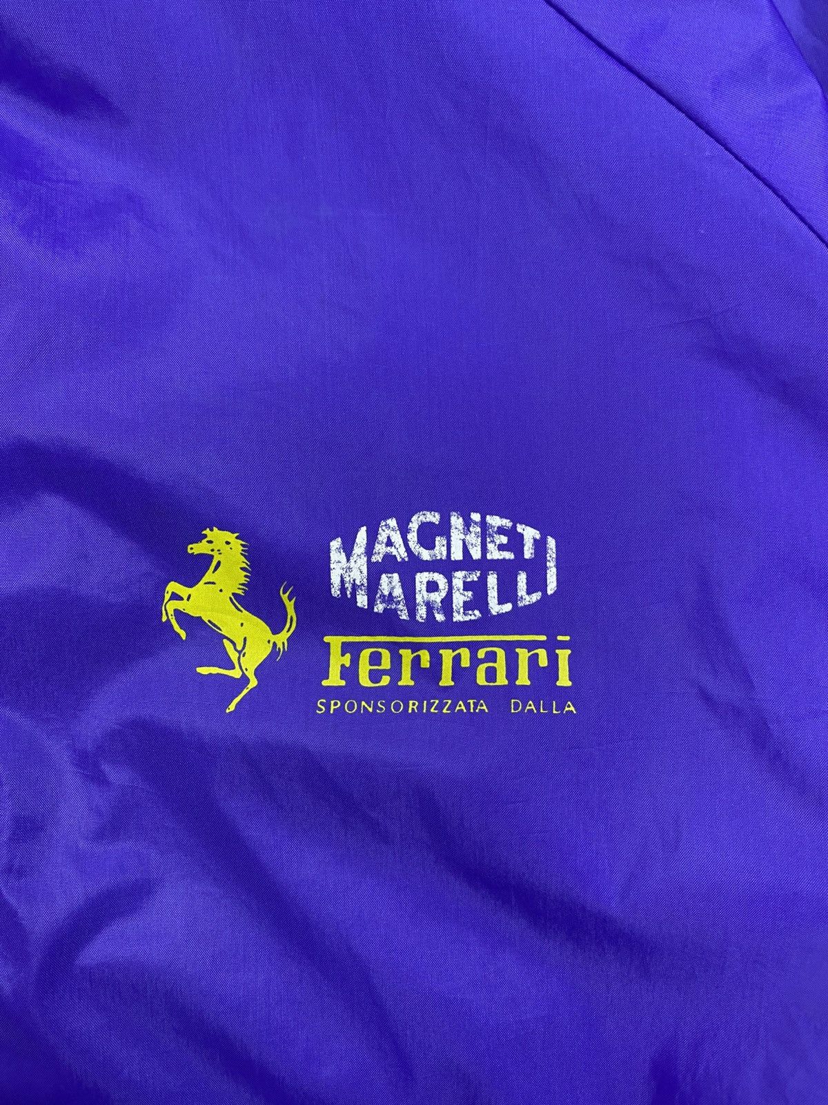Ferrari × Vintage Vintage 90s Magnet Marelli X Ferrari Racing Nylon Jacket Size US L / EU 52-54 / 3 - 7 Thumbnail