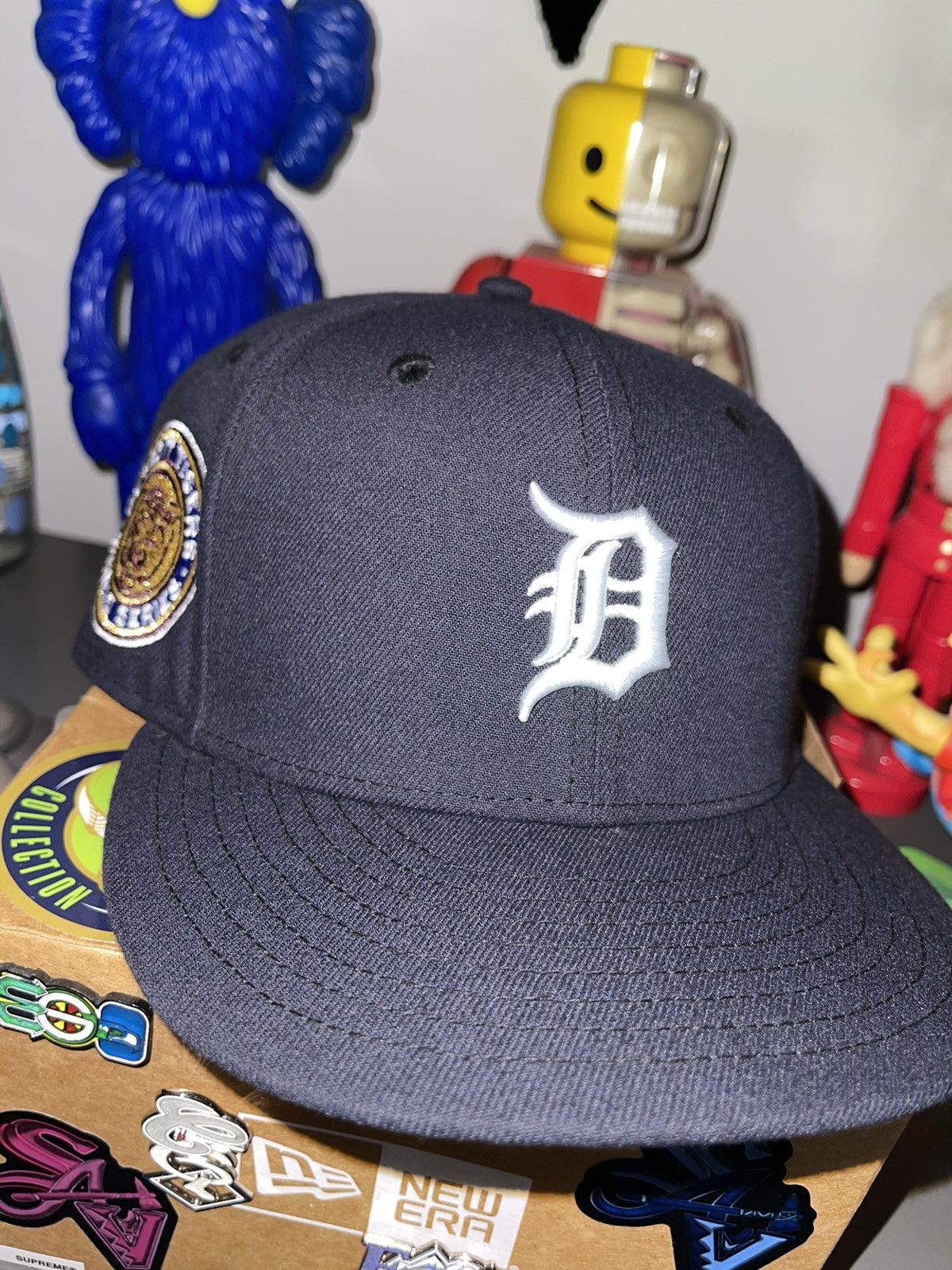 Hat Club × MyFitteds × New Era 7 3/8 Hat Club Detroit Tigers 1968 WS Green UV Size 38 - 4 Thumbnail