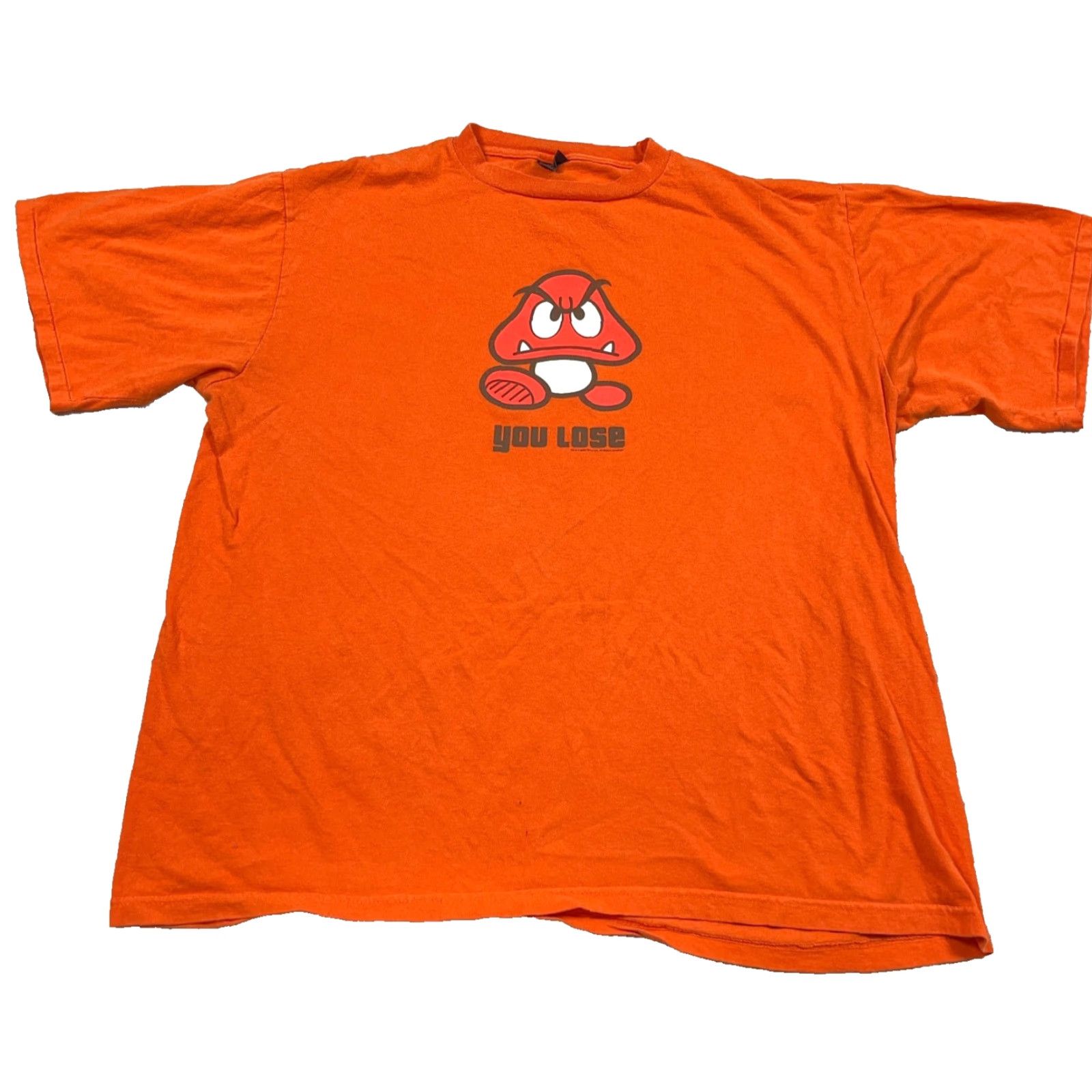 Changes VINTAGE Nike Shirt Men 3XL Orange Video Game Tee Promo Gumba Y2K Size US XXL / EU 58 / 5 - 2 Thumbnail