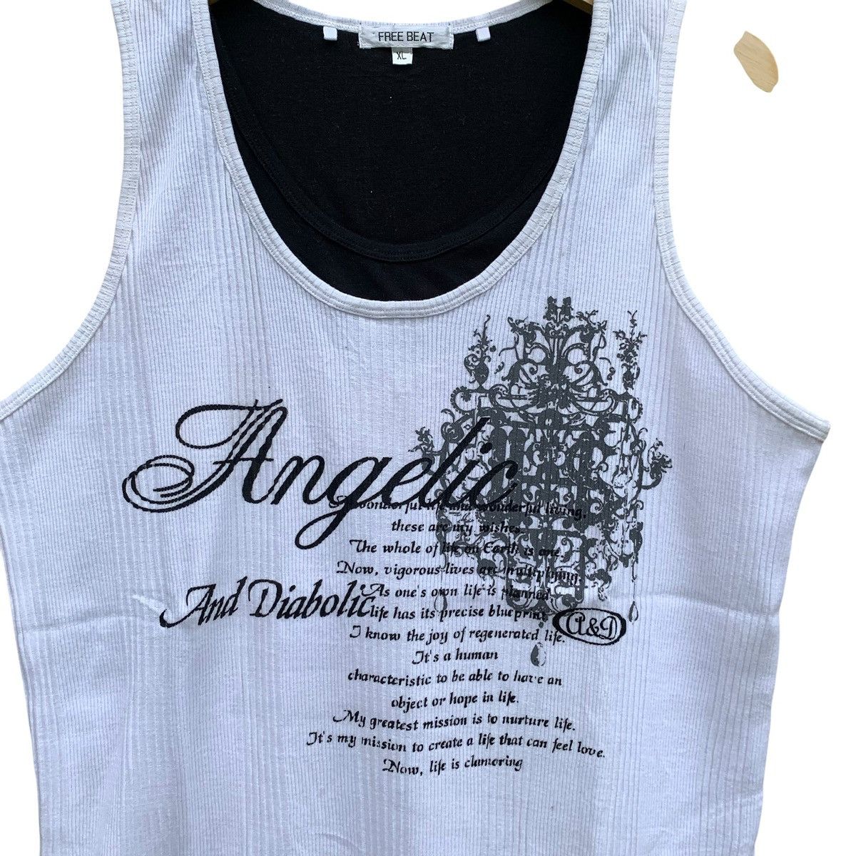 If Six Was Nine × Japanese Brand × Le Grande Bleu (L.G.B.) Free beat poem sleveeles Size US L / EU 52-54 / 3 - 2 Thumbnail