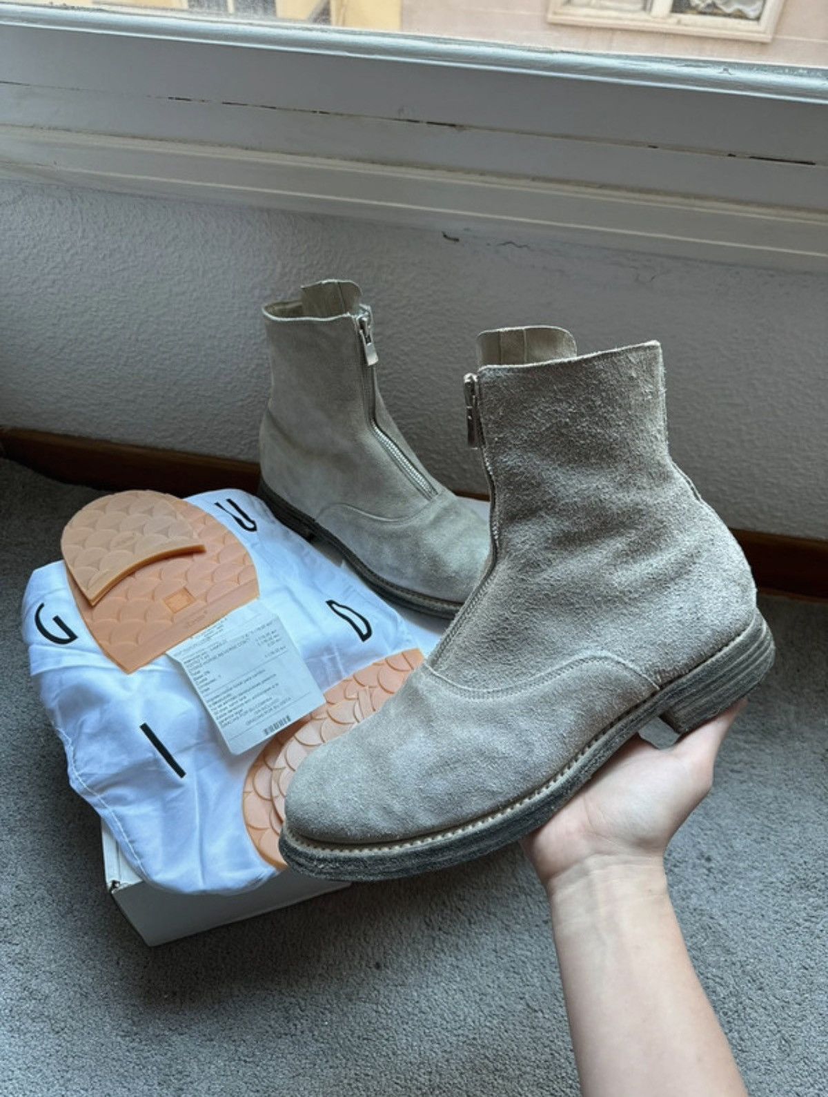 Guidi Guidi 986 Horse Hair Reverse Backzip FW15 | Grailed