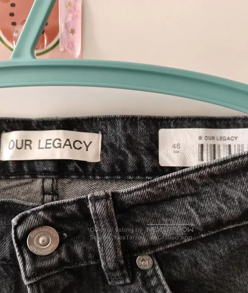 Our Legacy Our Legacy Black Washed Loose Denim Jeans Size US 30 / EU 46 - 3 Thumbnail