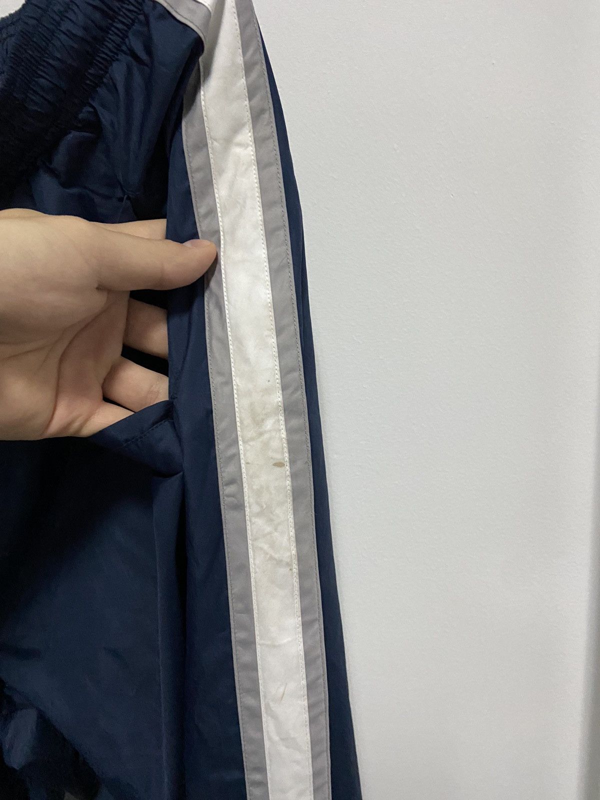 Nike × Vintage Nike Court Vintage Nylon Pants Small Logo stripe Size US 32 / EU 48 - 8 Thumbnail