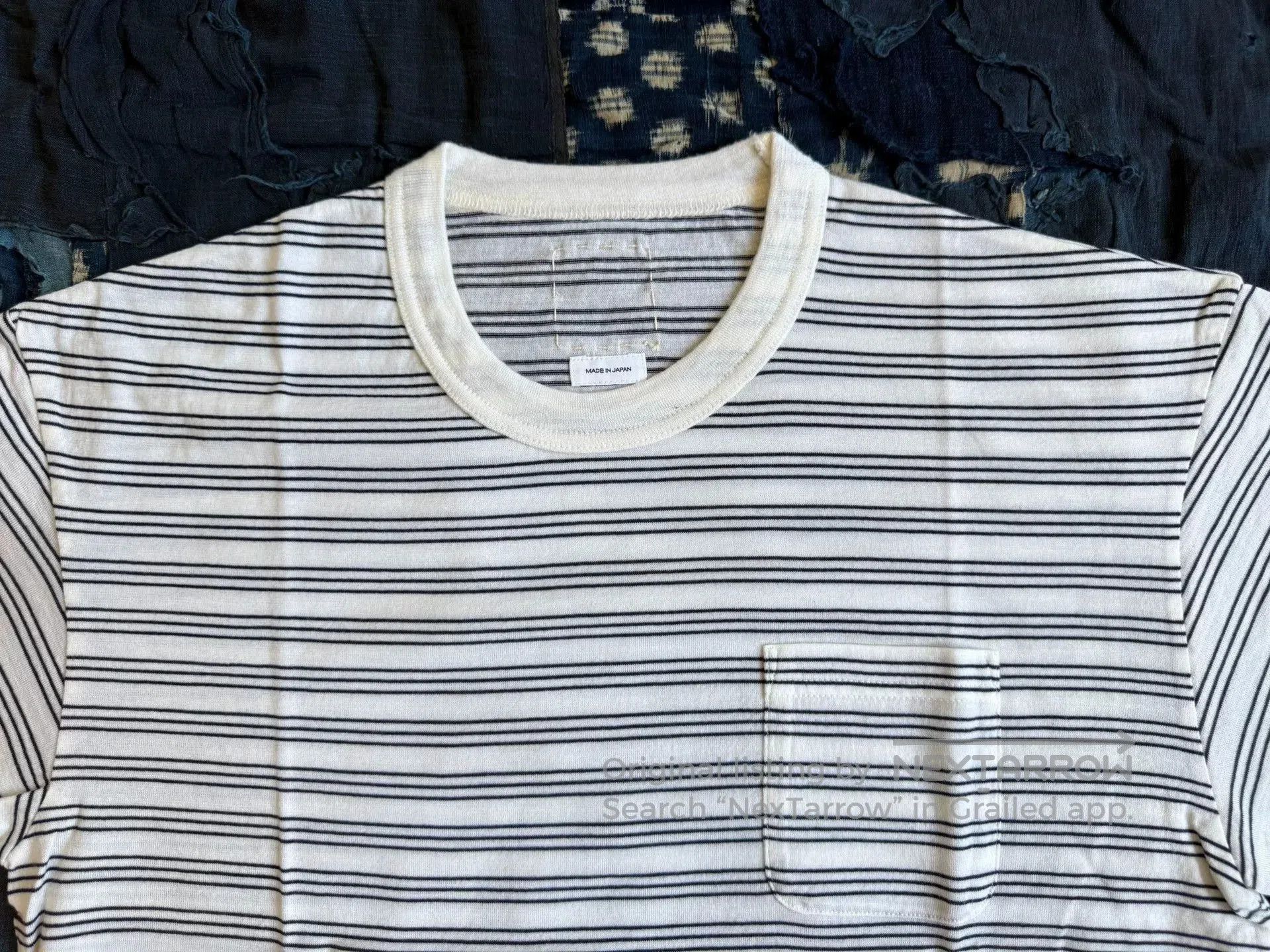 Visvim VISVIM 25AW JUMBO BORDER STRIPED TEE. Size US M / EU 48-50 / 2 - 3 Thumbnail