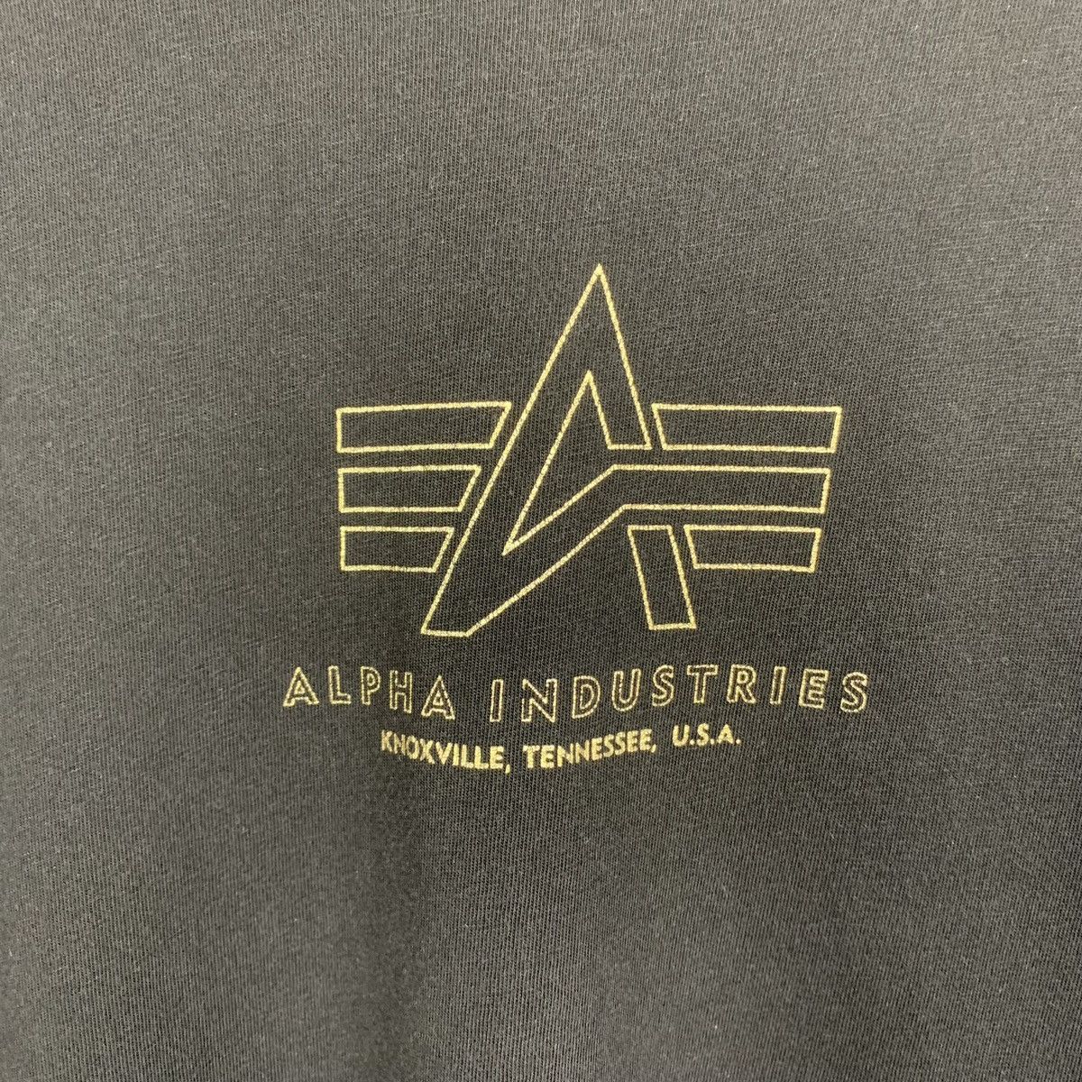Alpha Industries Alpha Industries Big Logo Tee Y2K USA Military Designer Size US L / EU 52-54 / 3 - 4 Thumbnail