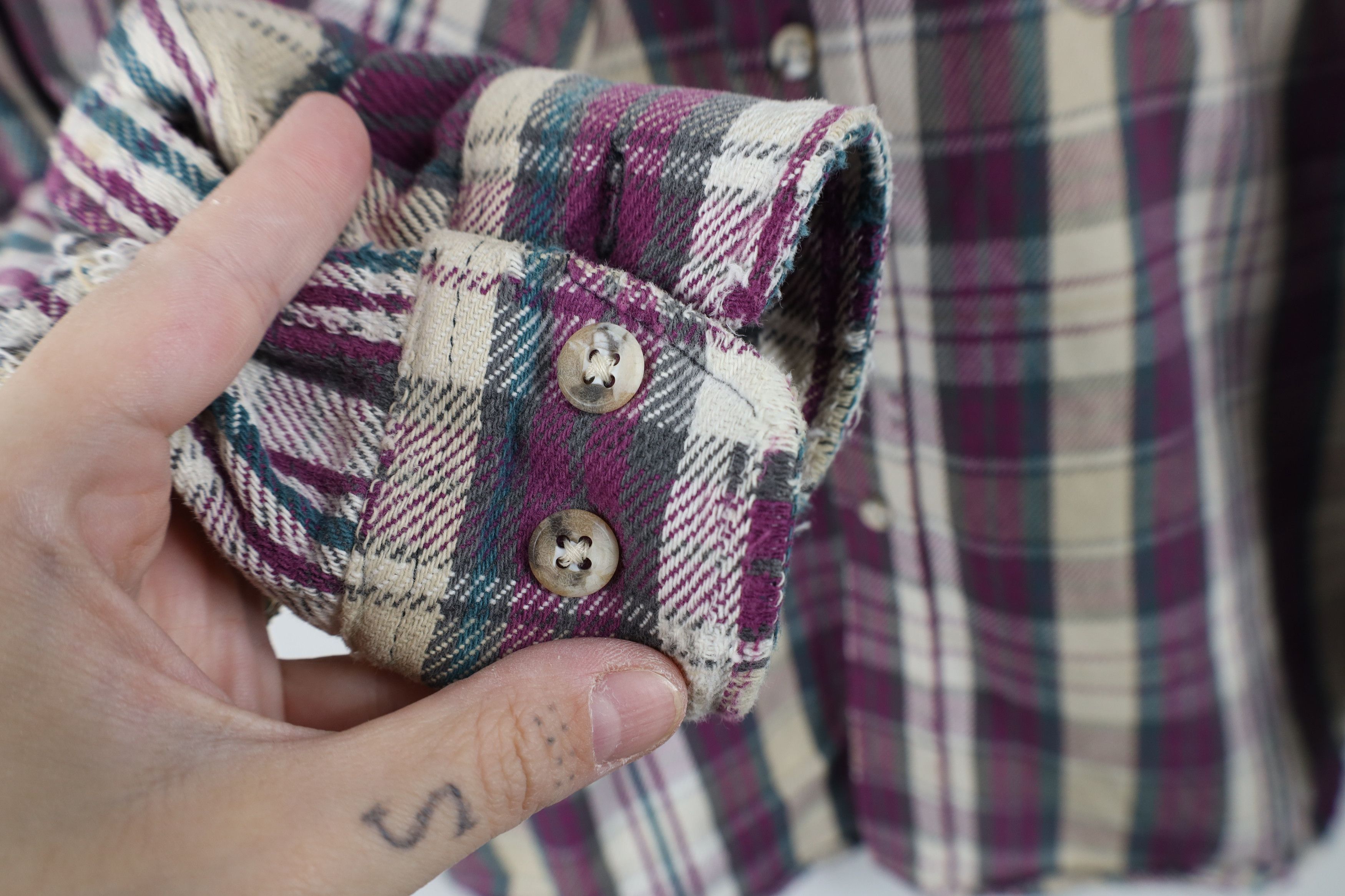 Vintage Vintage 90s Streetwear Heavyweight Flannel Button Shirt USA Size US M / EU 48-50 / 2 - 5 Thumbnail