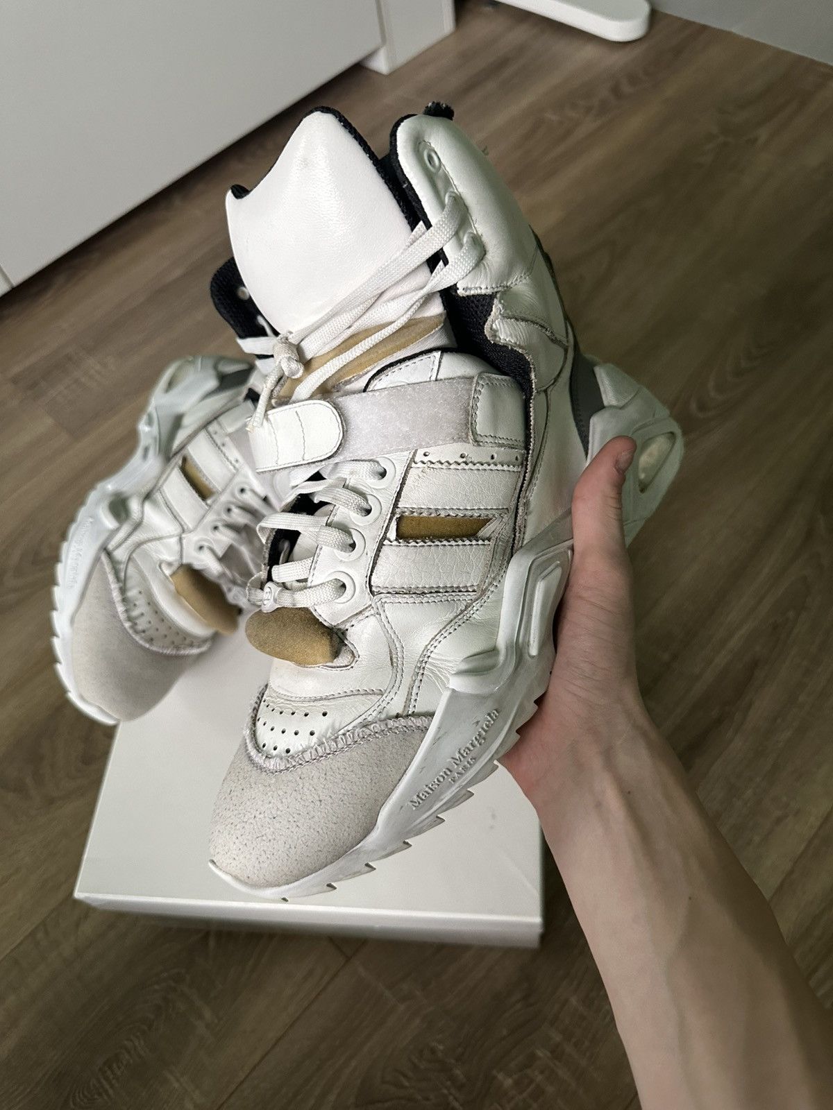 Maison Margiela Maison Margiela High Top retro sneakers Size US 8 / EU 41 - 2 Thumbnail