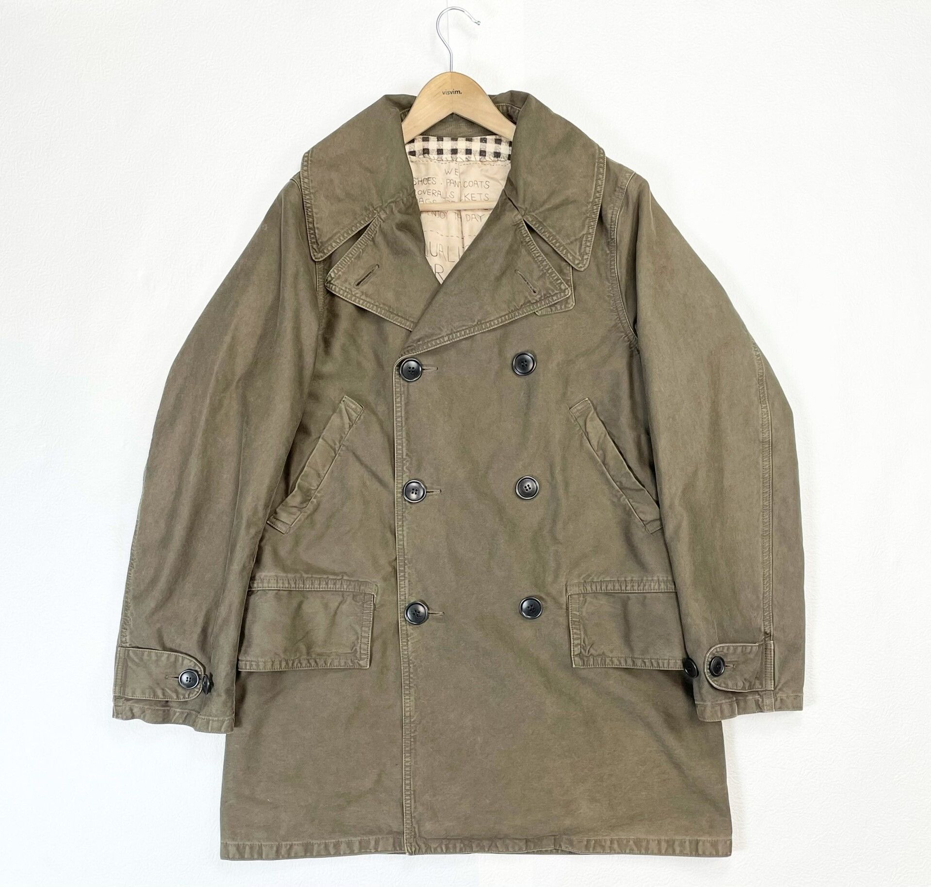 Visvim Vintage Visvim Shipman Double-Breasted Coat Size US M / EU 48-50 / 2 - 1 Thumbnail