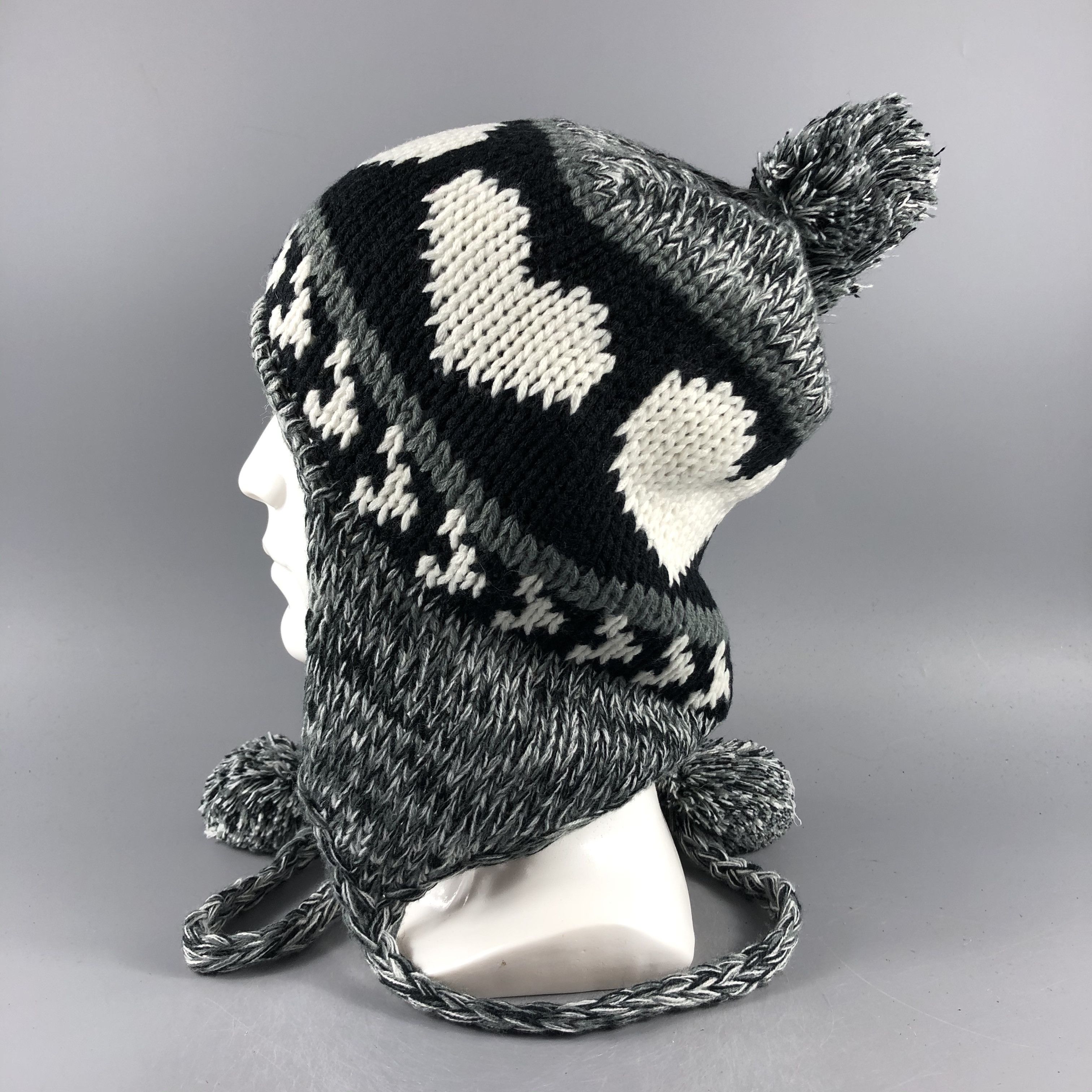 Japanese Brand × Vintage Womens Ear Flap Hat Beanie Snow Hat Snow Cap -D629 Size ONE SIZE - 2 Thumbnail