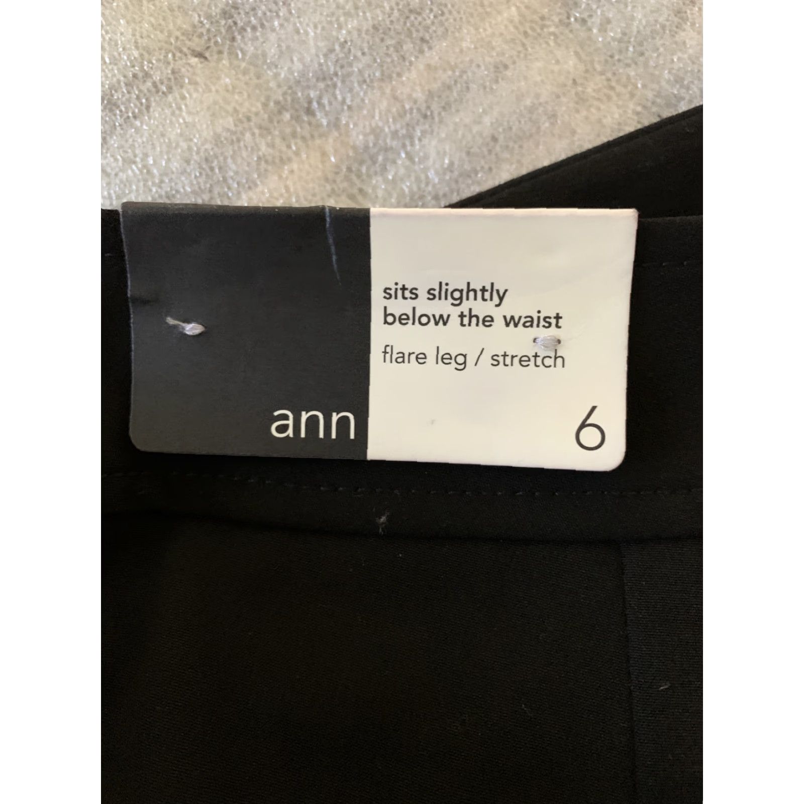 ann taylor black dress pants Ann Taylor Black/White/Gray Striped Wide Leg Dress Pants- Size 2 – The  Saved Collection main image 0