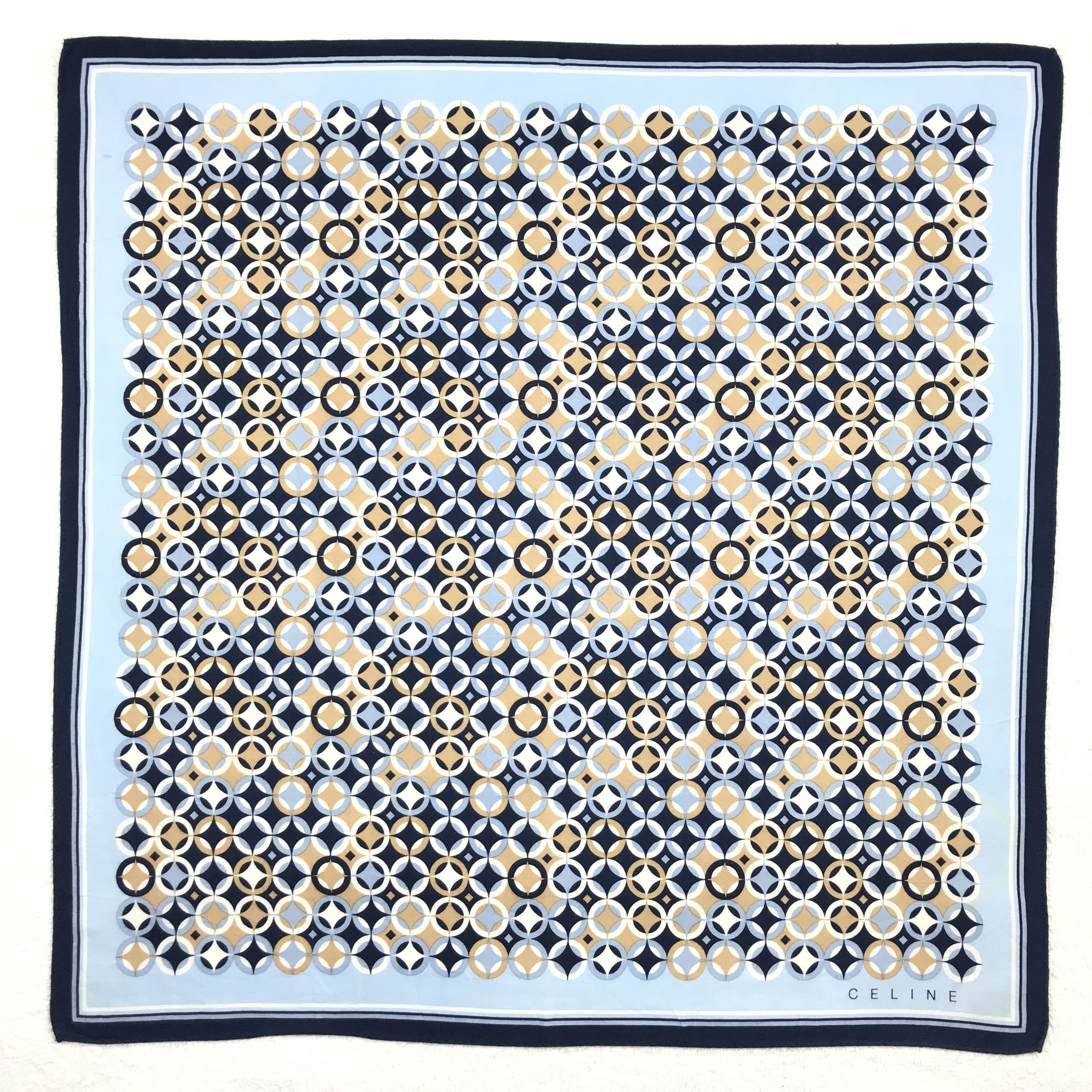 Celine × Vintage Vintage Celine Bandana Neckerchief Handkerchief Size ONE SIZE - 1 Thumbnail