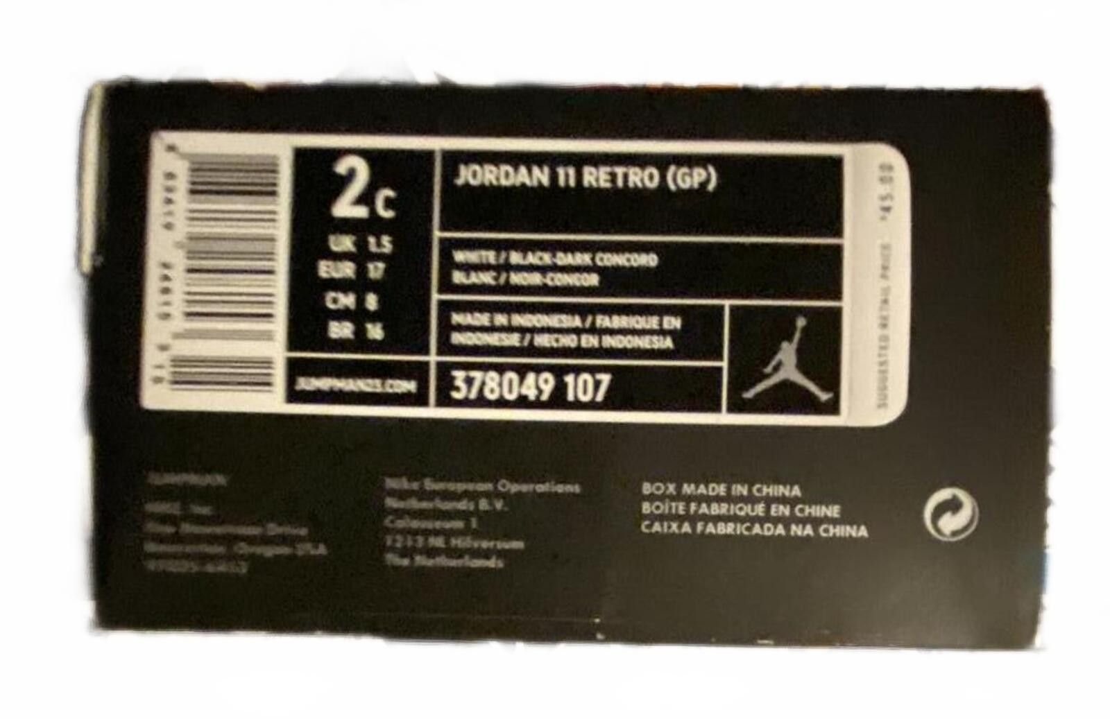 Jordan Brand Jordan Retro 11 Concord Infant Gift Set w/ Beanie 2c DS OG Size US 5 / EU 37 - 6 Thumbnail