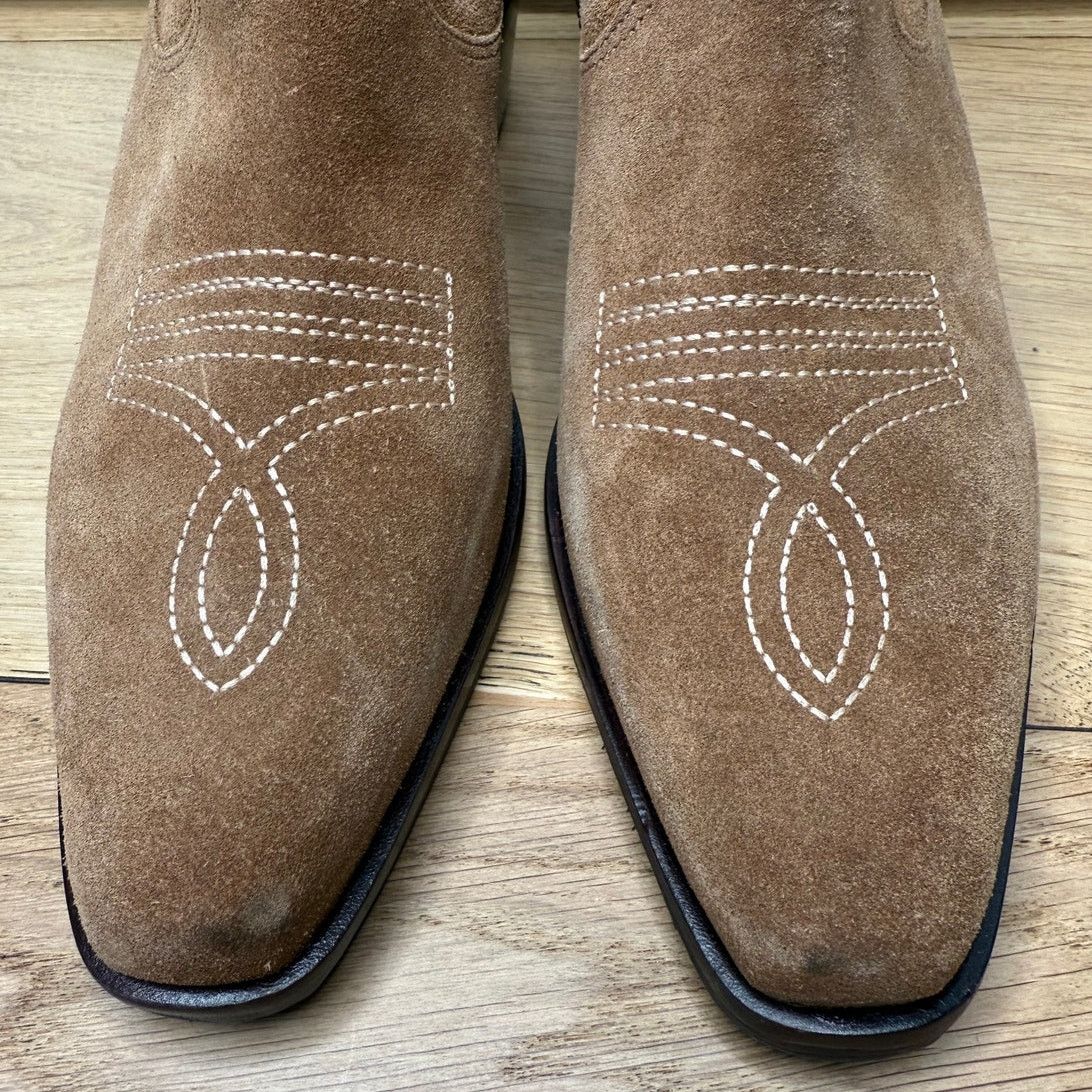 Donald Pliner NEW Donald Pliner Mona Calf Fringe Bootie Saddle Western Size US 9 / IT 39 - 3 Thumbnail