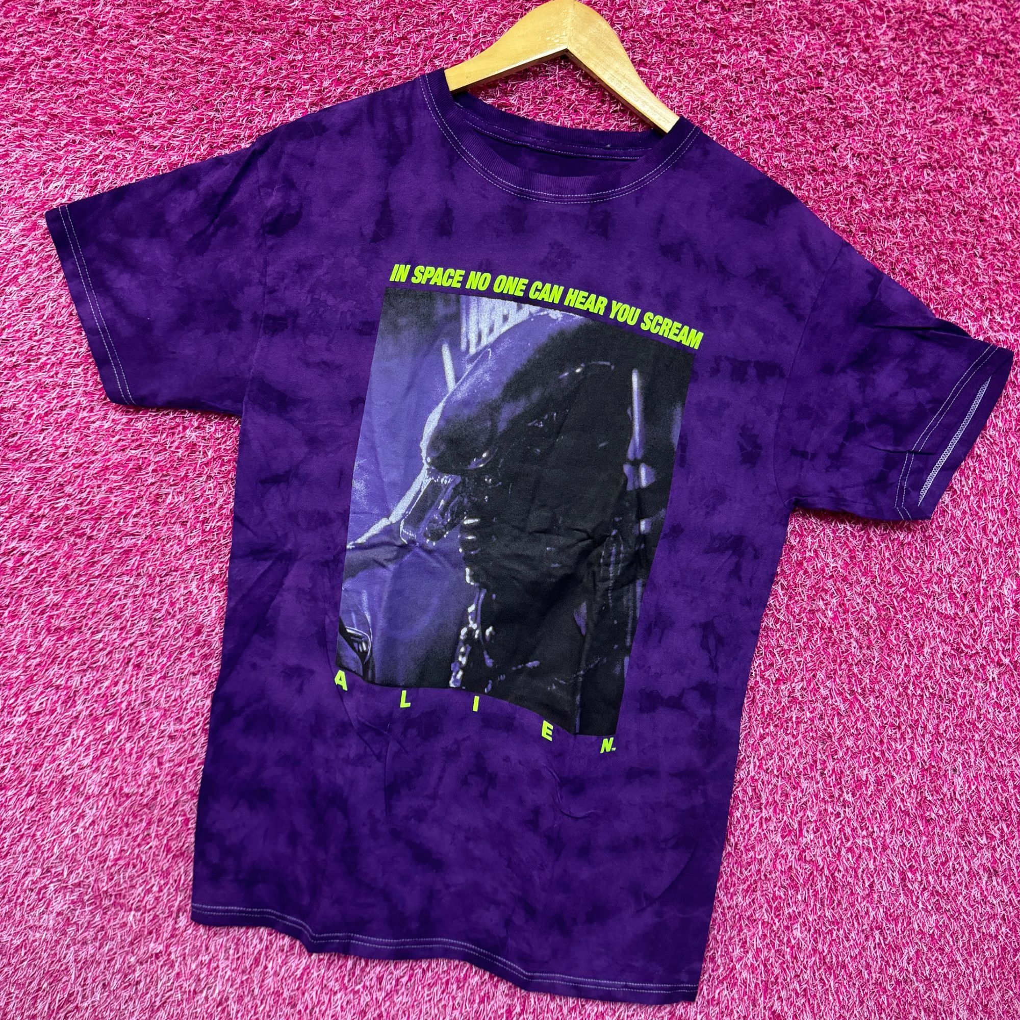 Other Alien Xenomorph Space No One Can Hear You Scream Tie Dye M Size US M / EU 48-50 / 2 - 3 Thumbnail