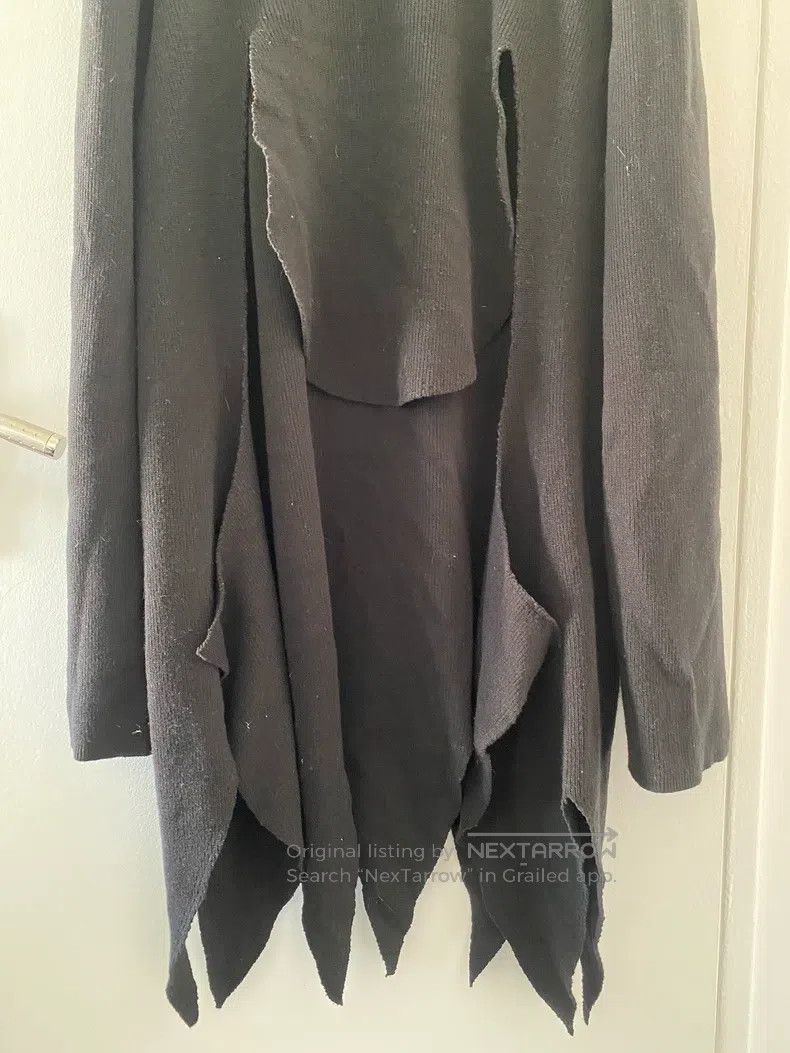 Comme des Garcons Comme Des Garcons Black Asymmetrical Knitwear Size US XL / EU 56 / 4 - 5 Thumbnail