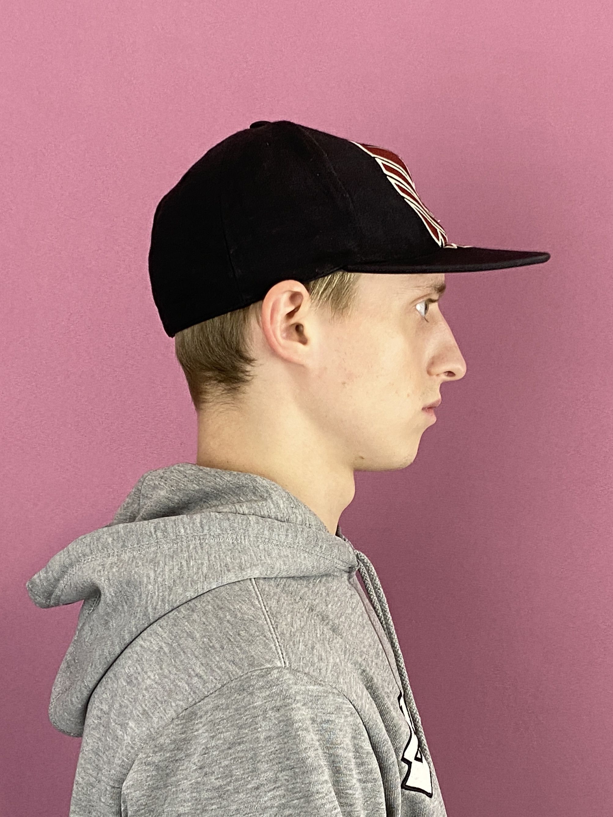 Adidas × Vintage Adidas Originals Vintage Big Logo Fitted Cap - M Size ONE SIZE - 4 Thumbnail