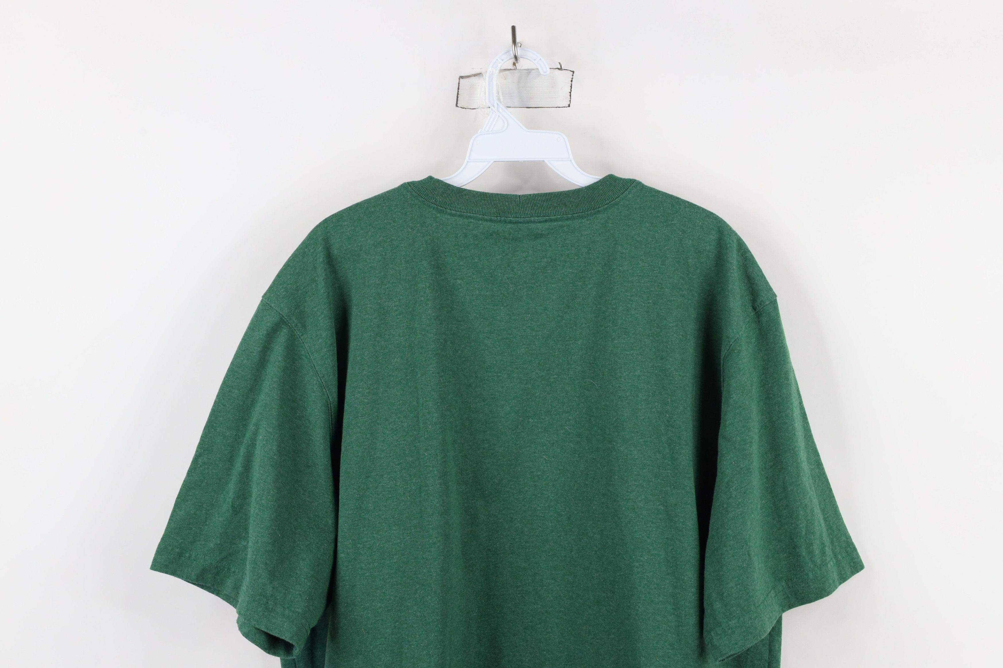 Carhartt × Vintage Vintage Y2K Carhartt Spell Out Pocket T-Shirt Heather Green Size US L / EU 52-54 / 3 - 11 Thumbnail