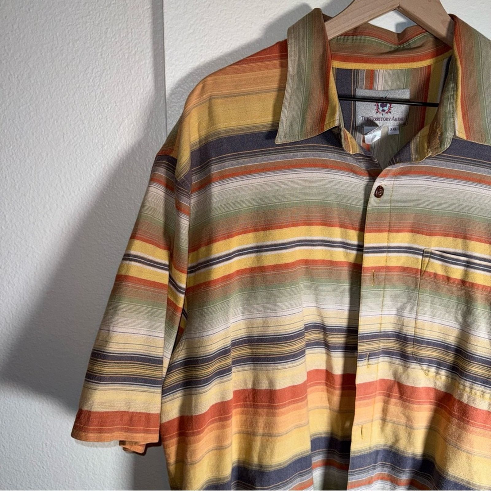 The Territory Ahead THE TERRITORY AHEAD lightweigh coastal cabincore buttonup 2X Size US XXL / EU 58 / 5 - 3 Thumbnail