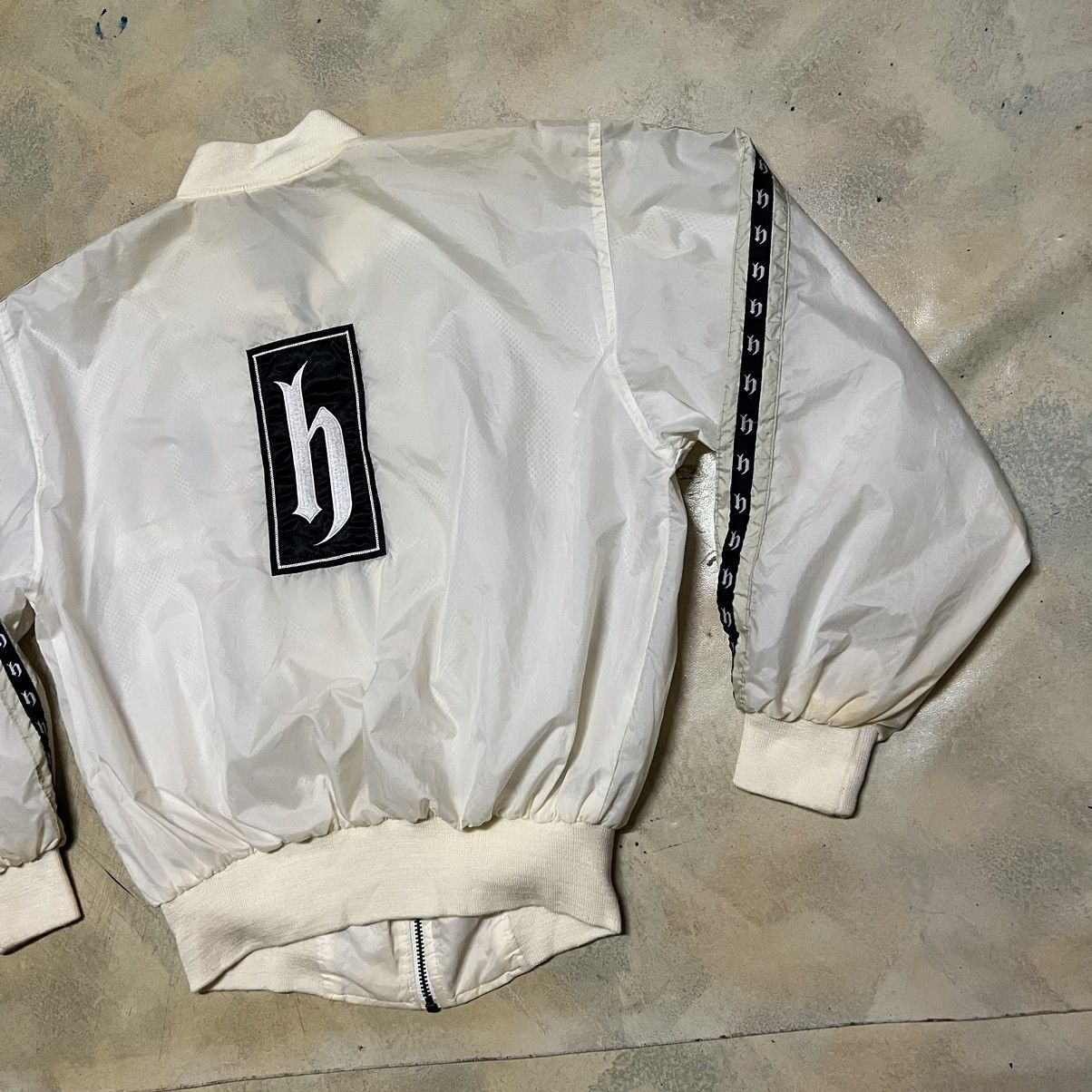 Honda × Japanese Brand Dj Honda Big Logo Windbreaker Bomber Style Jacket Size US L / EU 52-54 / 3 - 3 Thumbnail