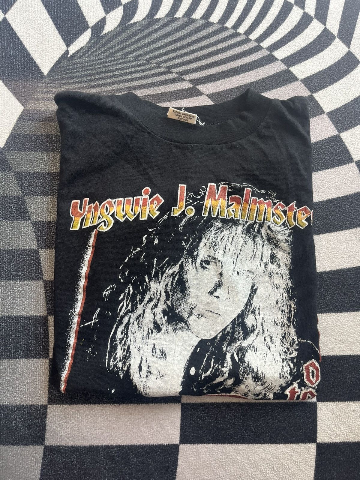 Band Tees Vintage Yngwie J. Malmsteen’s Rising Force on Tour 80’s-90’s Size US M / EU 48-50 / 2 - 1 Thumbnail