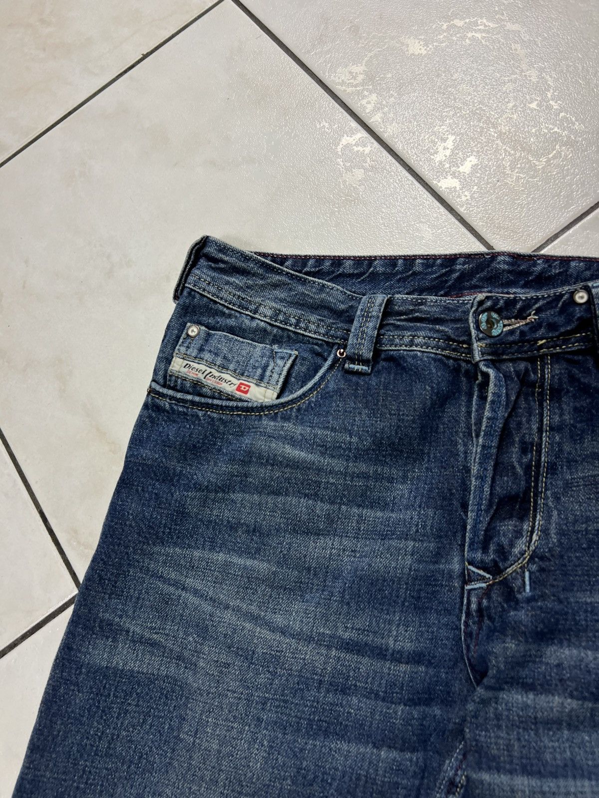 Diesel Vintage Diesel Fetzip y2k distressed denim zip jeans tribal Size US 30 / EU 46 - 7 Thumbnail