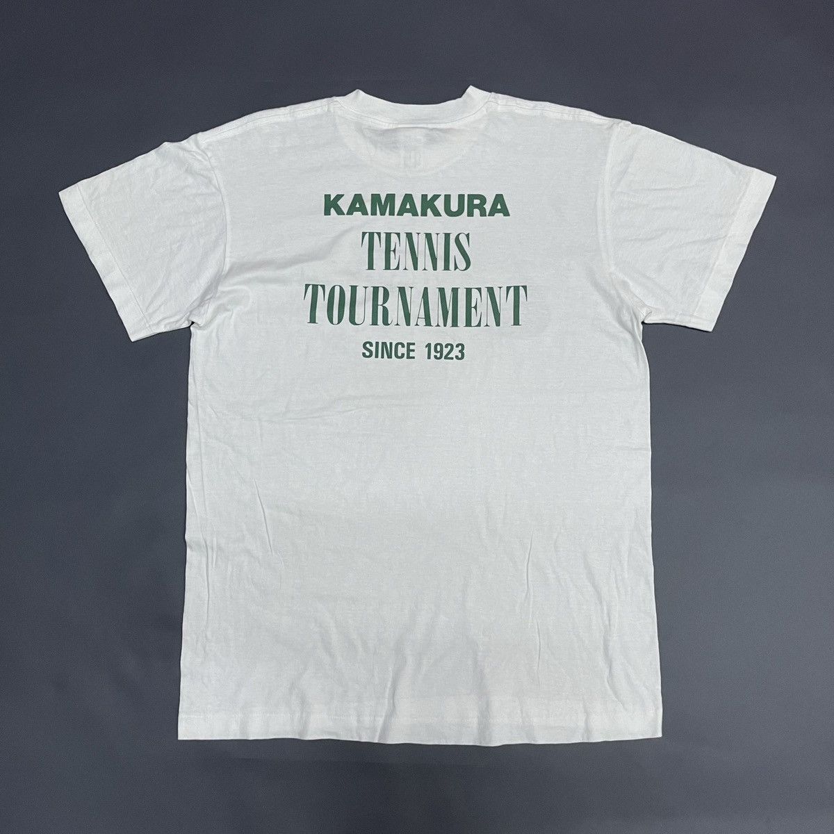 Nike × Vintage RARE 90s NIKE x KAMAKURA TENNIS SWOOSH TEES Size US L / EU 52-54 / 3 - 2 Thumbnail