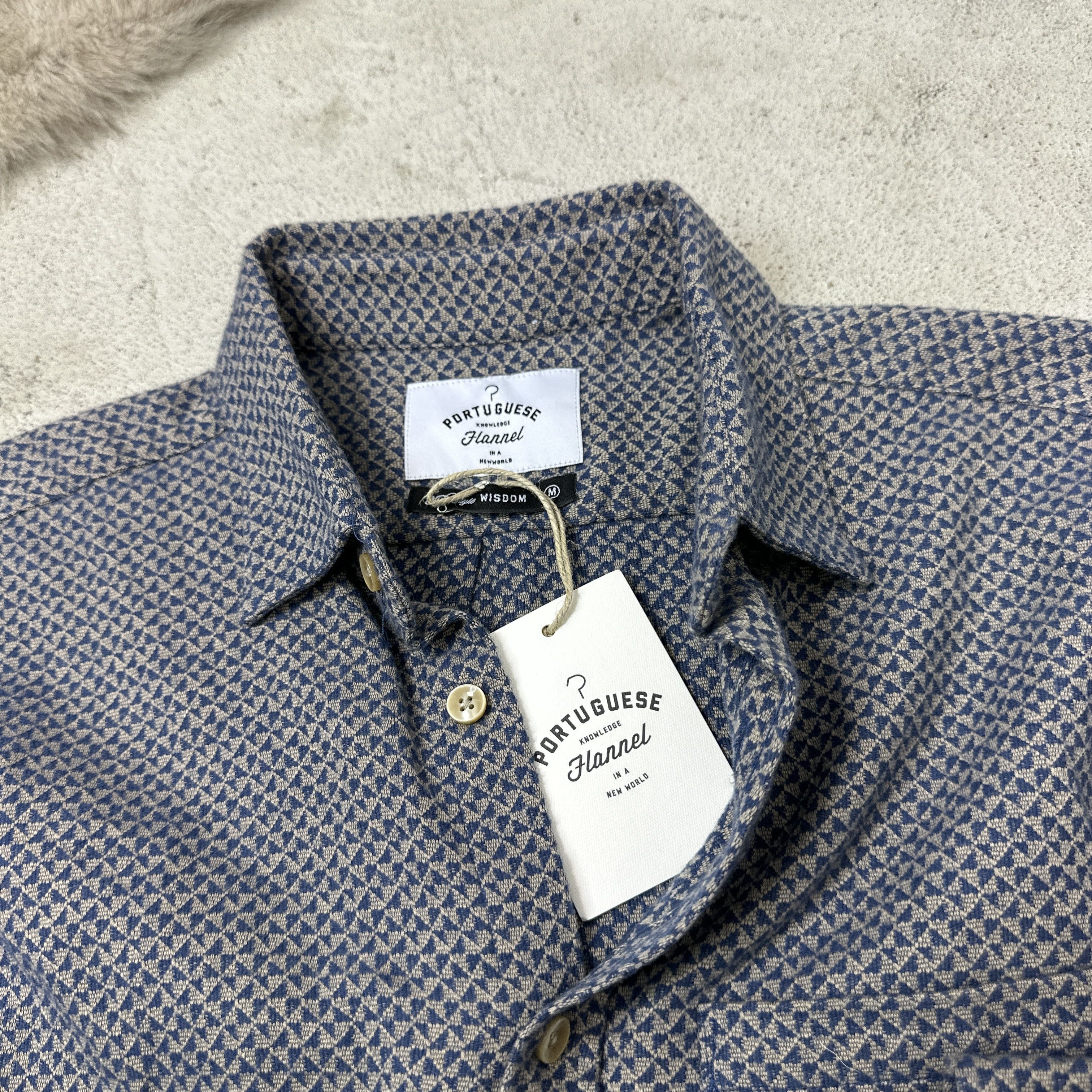 Portuguese Flannel Vintage Houndstooth Button Up Portuguese Flannel Shirt Y2K Size US M / EU 48-50 / 2 - 5 Thumbnail