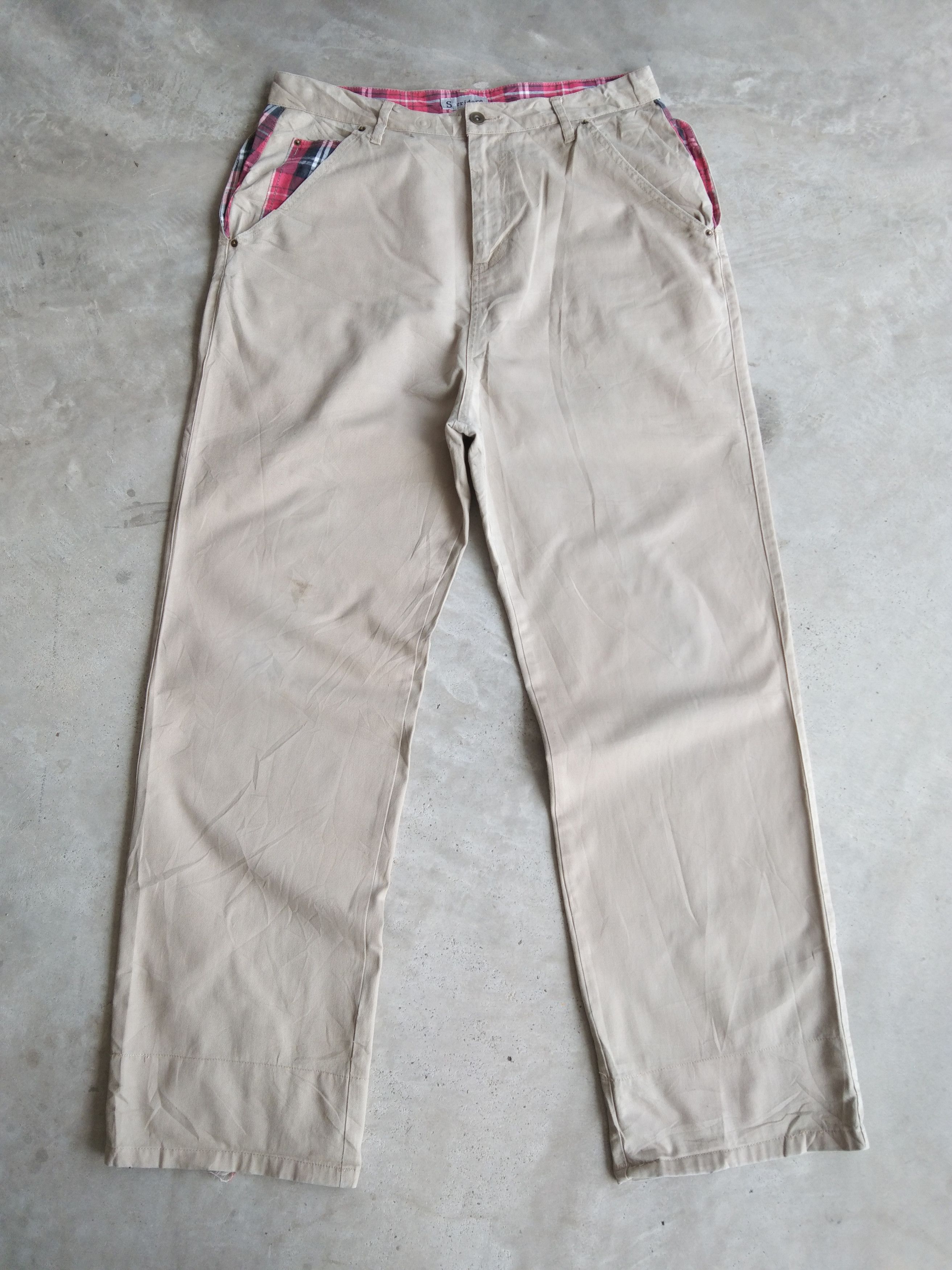 Japanese Brand Vintage Sorridere Avant-garde Style Loose Straight Pants Size US 34 / EU 50 - 4 Thumbnail